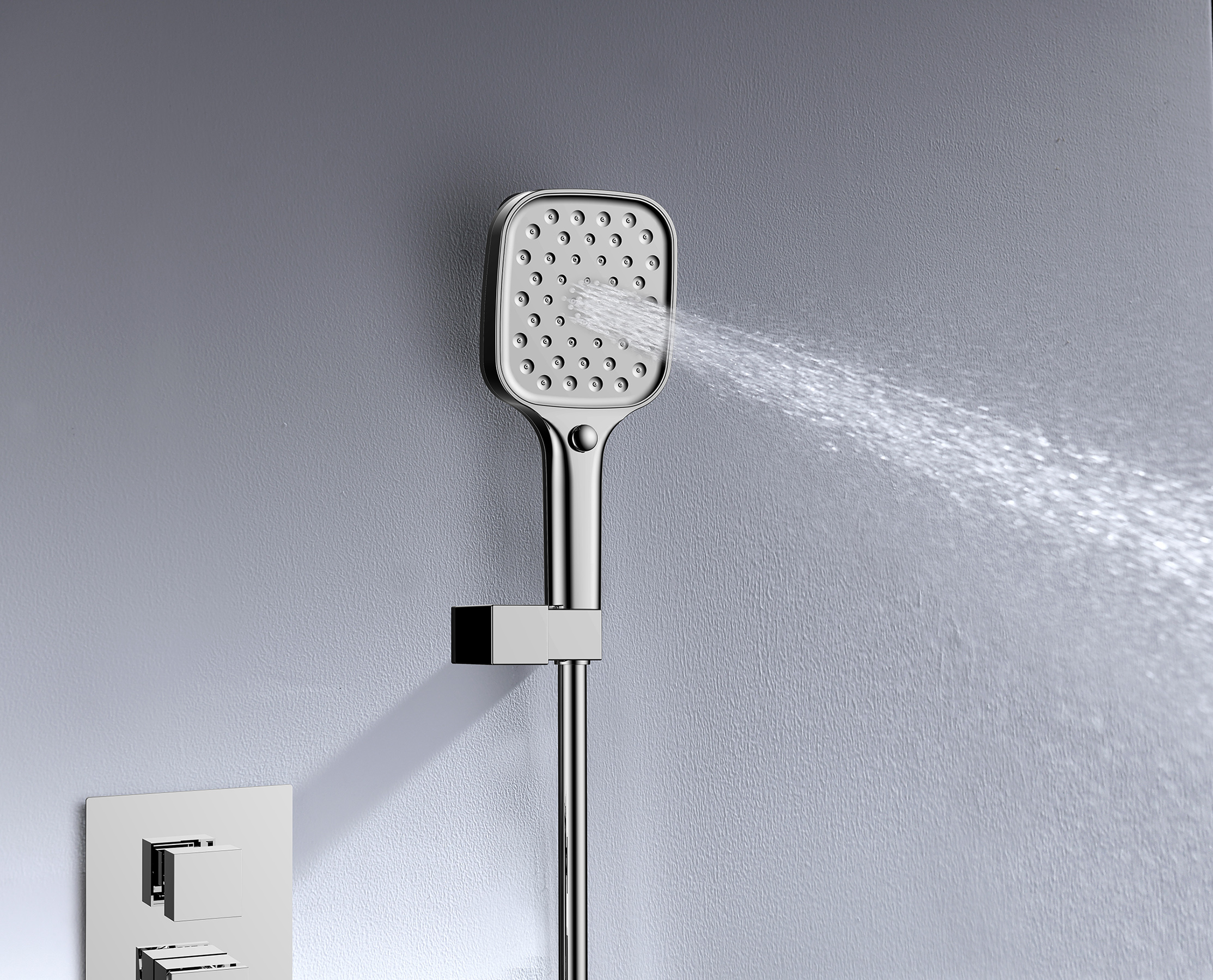 05165 Смеситель встраиваемый для душа с 3-функ. (ХРОМ) GANZER (6/1шт)