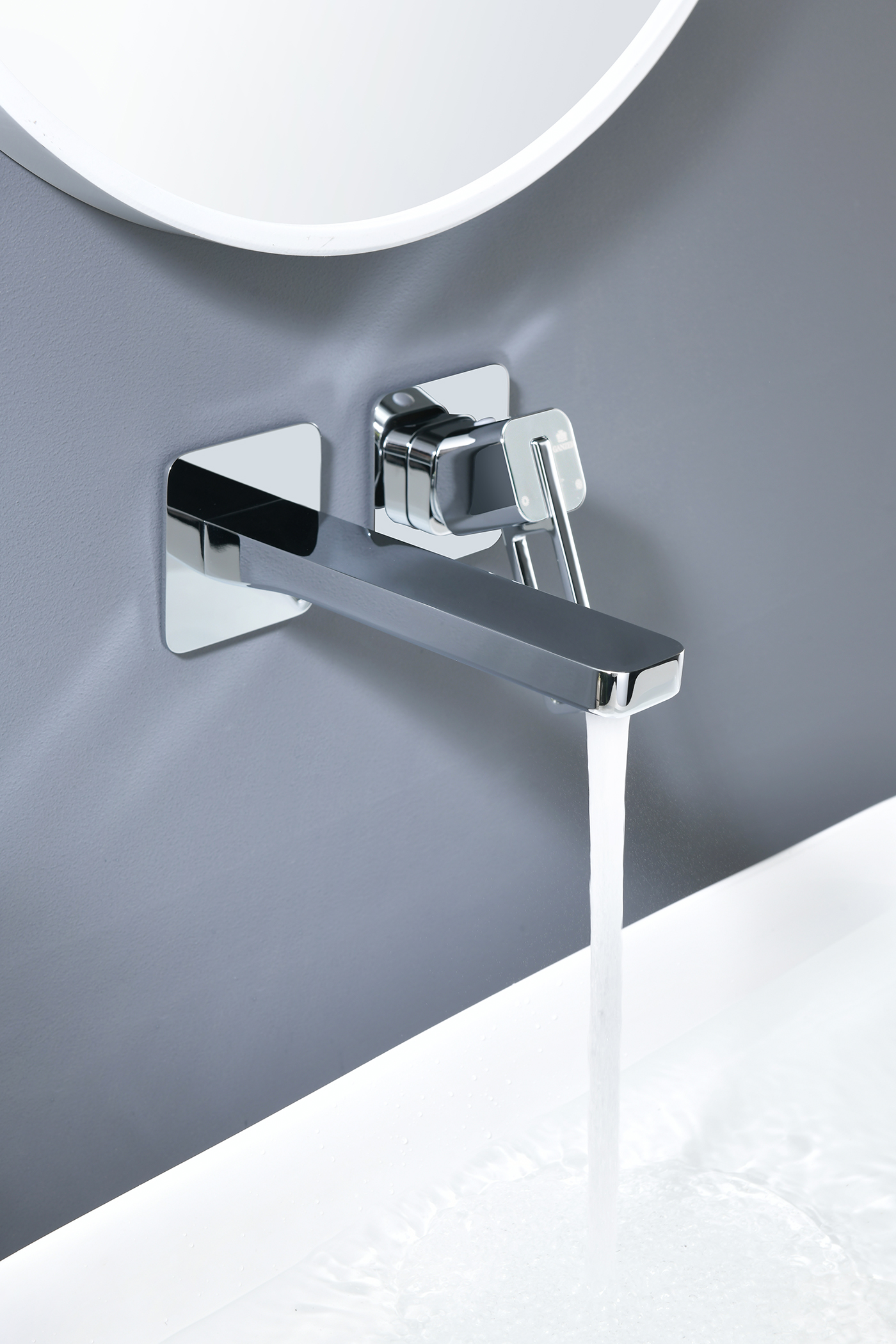 12144 Встроенный смес для рак. (ХРОМ) GANZER  (10/1шт)