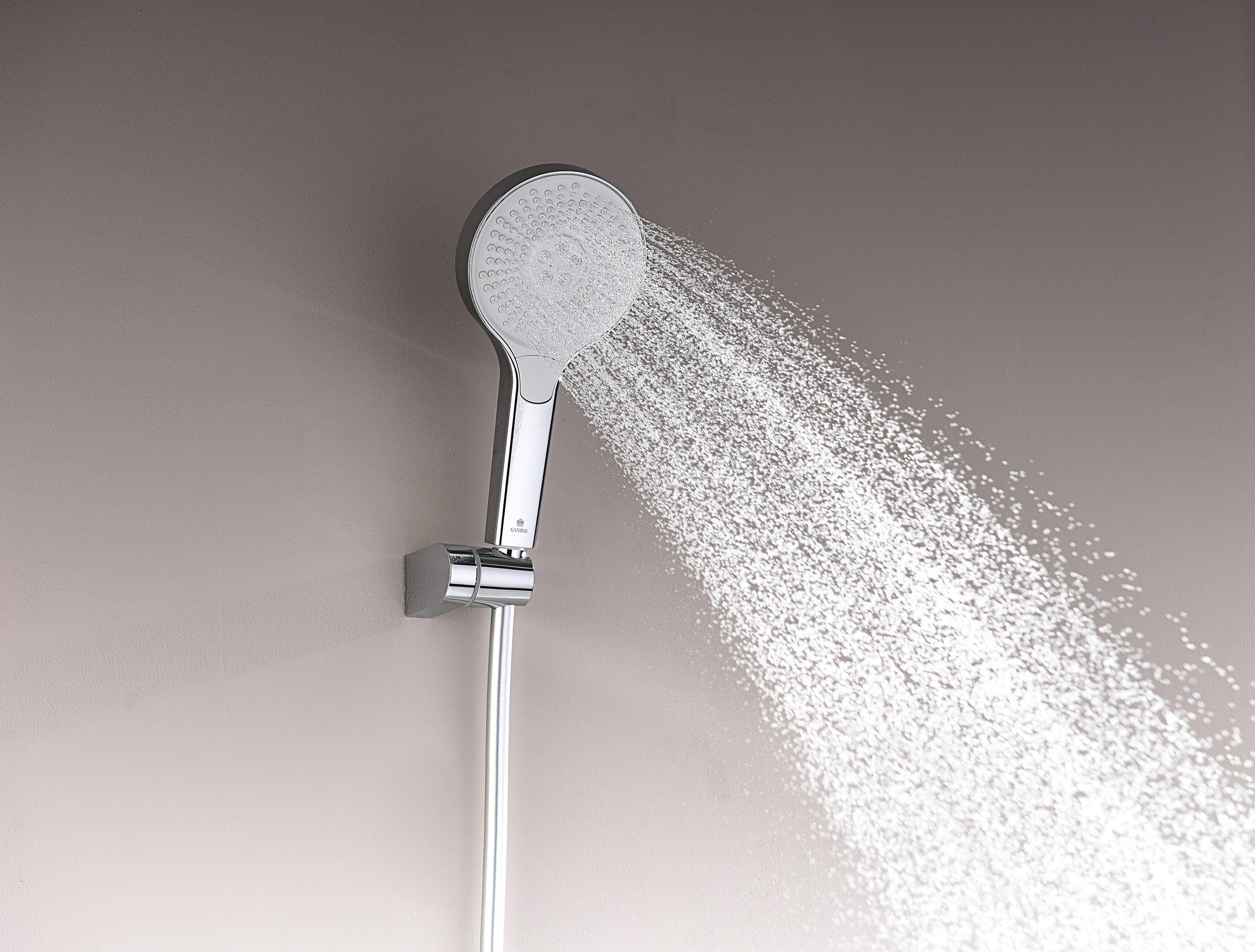 06165 Смеситель встраиваемый для душа с 3-функ. (ХРОМ) GANZER (6/1шт)