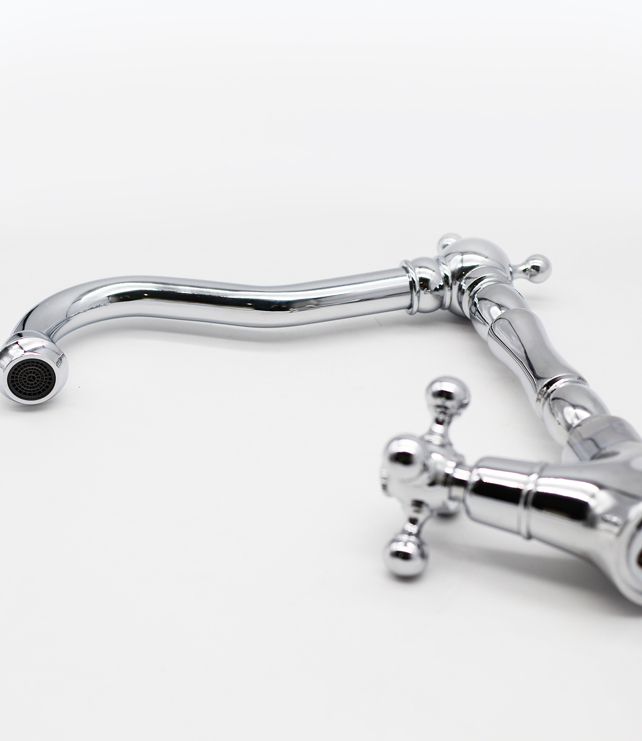 09122 Смеситель 2-ух ручный для кухни "GANZER"  (10/1шт)