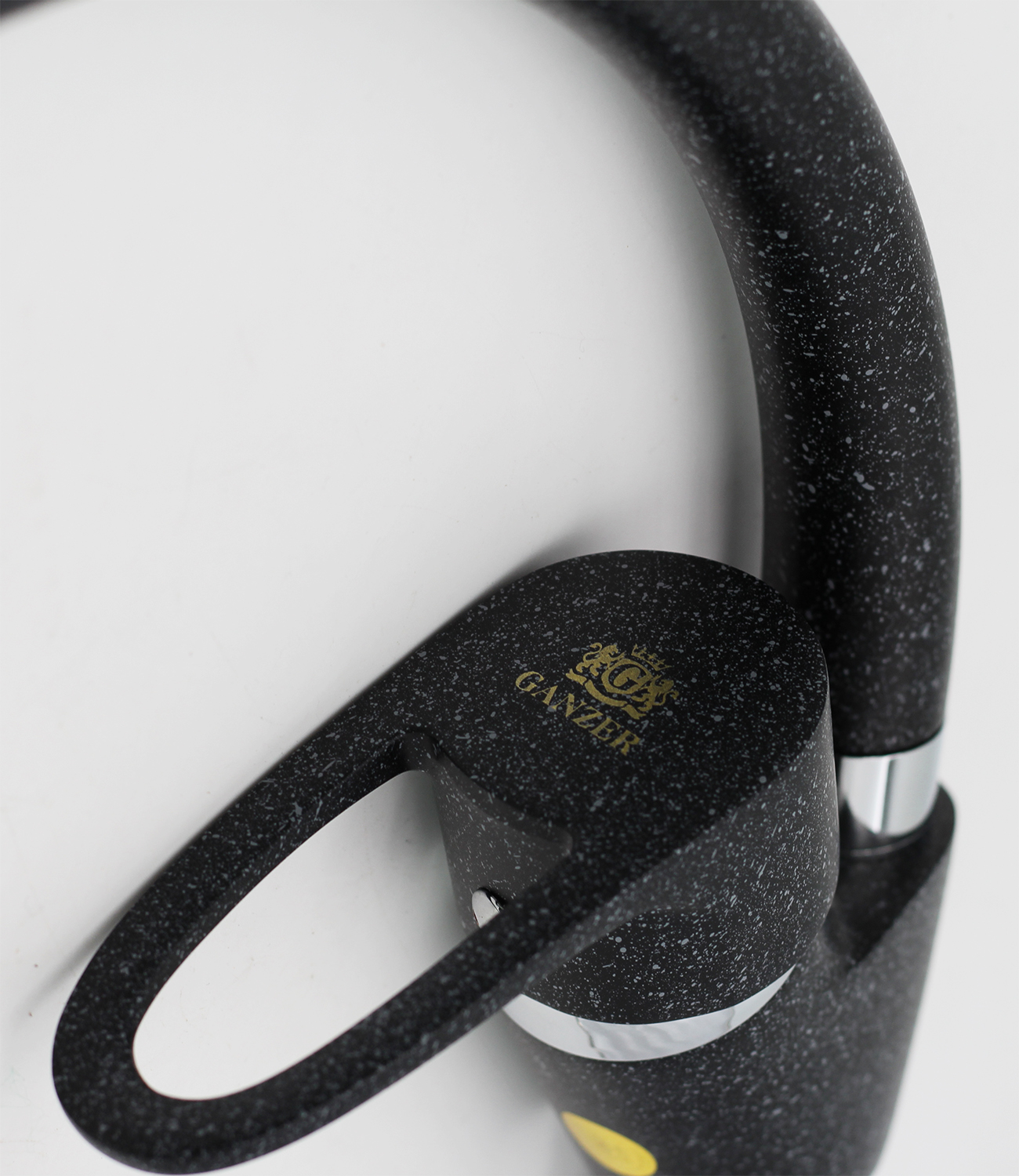 10021-C Смеситель (ЧЕРНЫЙ) для кухни "GANZER" Л/К