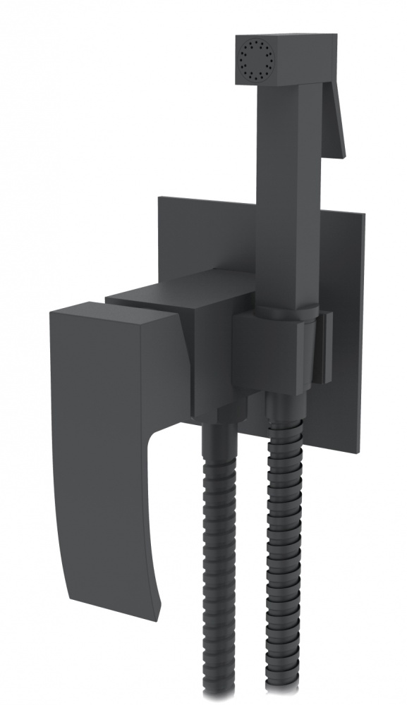 44057-C Комплект встраива. для биде (черный) GANZER (10/1шт) Л/К