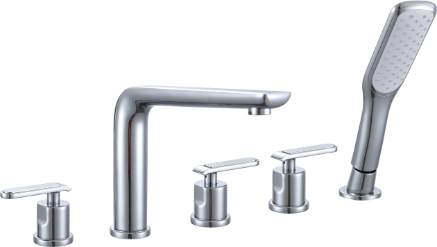 52031 Смеситель на борт ванны  GANZER  (5/1шт) ЛК