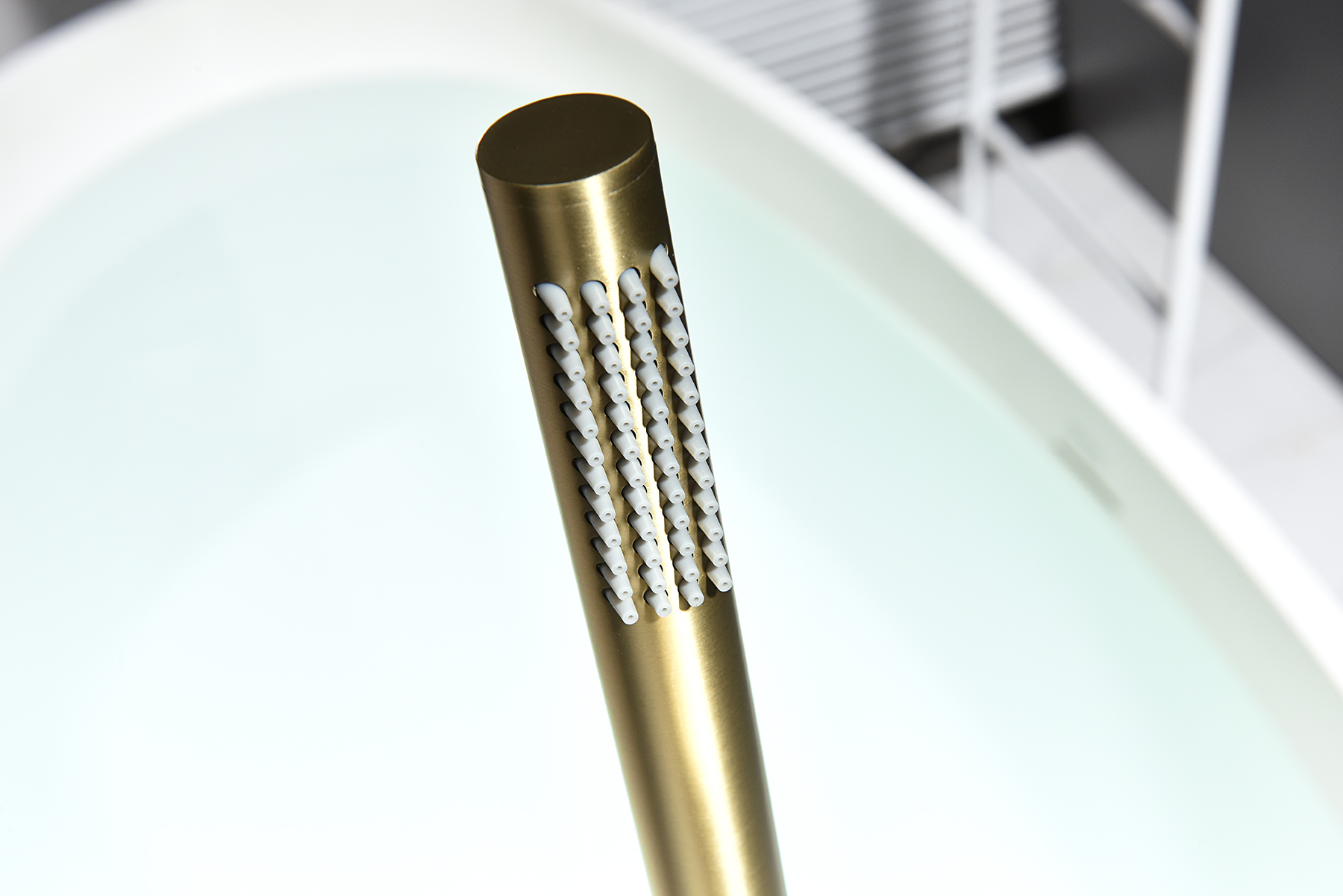 19181-S Смеситель напольный для ванны (Мат. Золото) GANZER  (5/1шт)