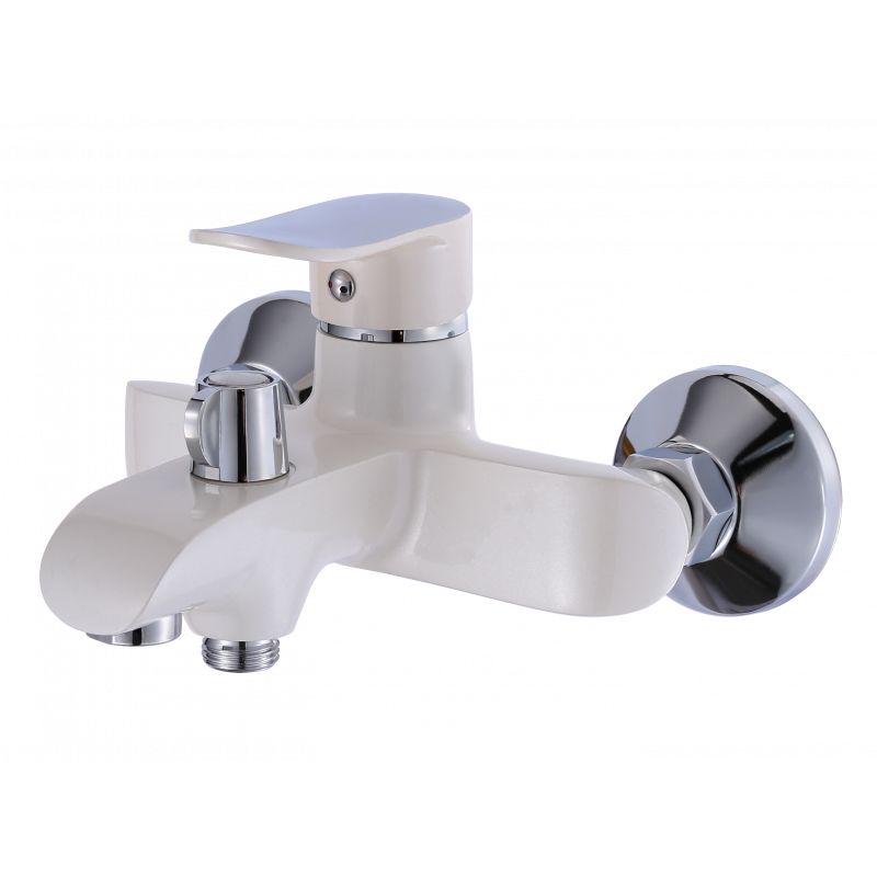 30003-F Смеситель для ванны (БЕЛЫЙ) HANSEN (10/1шт)