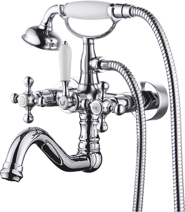 09135 Смеситель двухвентельный  для ванны "GANZER