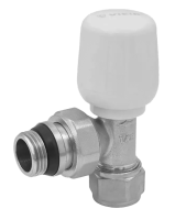 Вентиль  регулировочный УГЛОВОЙ ВЕРХНИЙ 1/2 - 16х2.0   ViEiR (100/10шт)