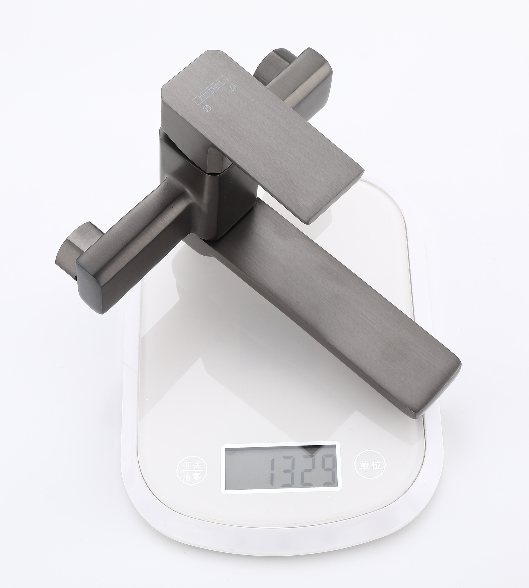 30010-P Смеситель для ванны (ГРАФИТ) HANSEN  (10/1шт)