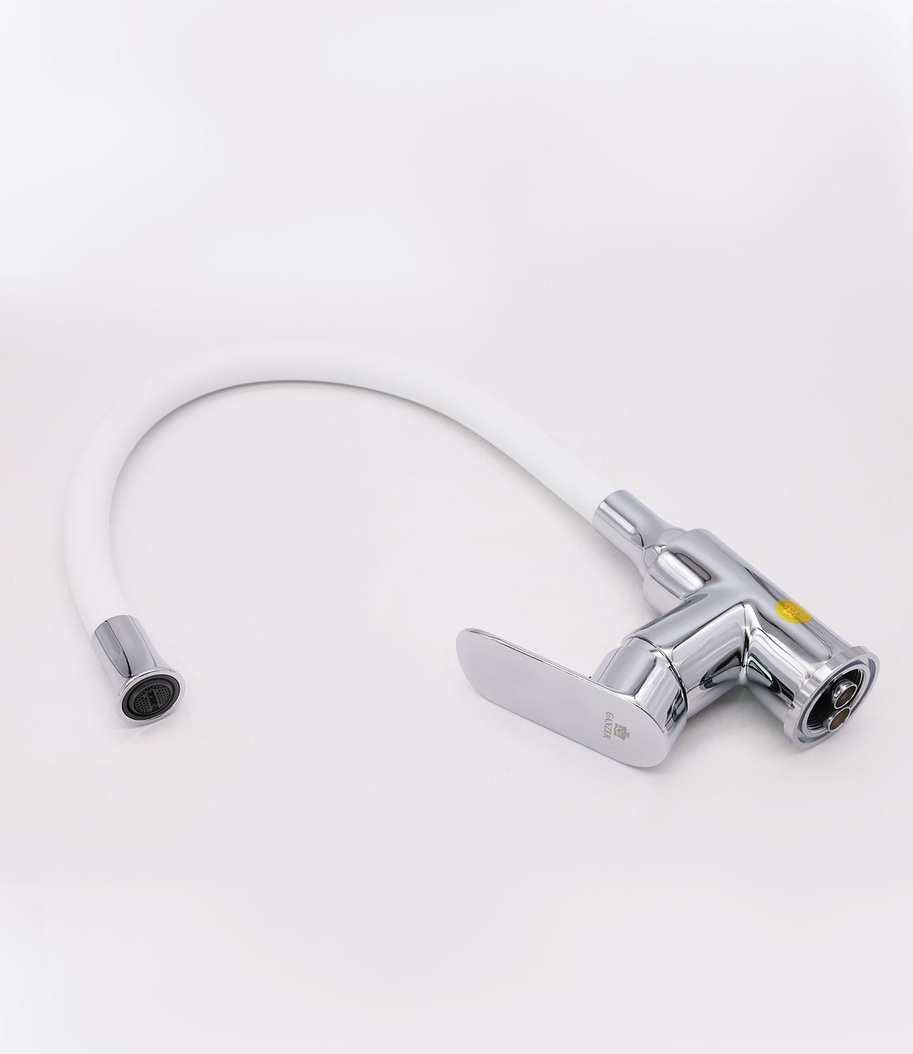 22021-F Смеситель од. для кухни (БЕЛЫЙ) "GANZER" (10/1шт) Л/К