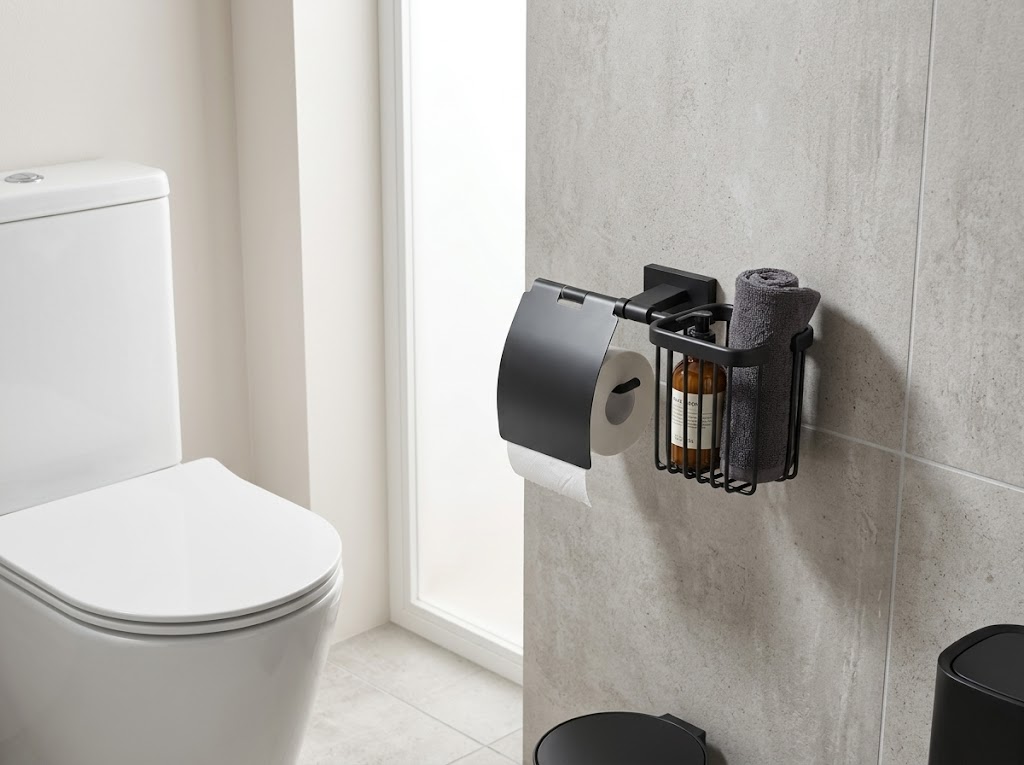 88031L-C Б/держатель+осв. левый (ЧЕРНЫЙ) GANZER (10/1шт)