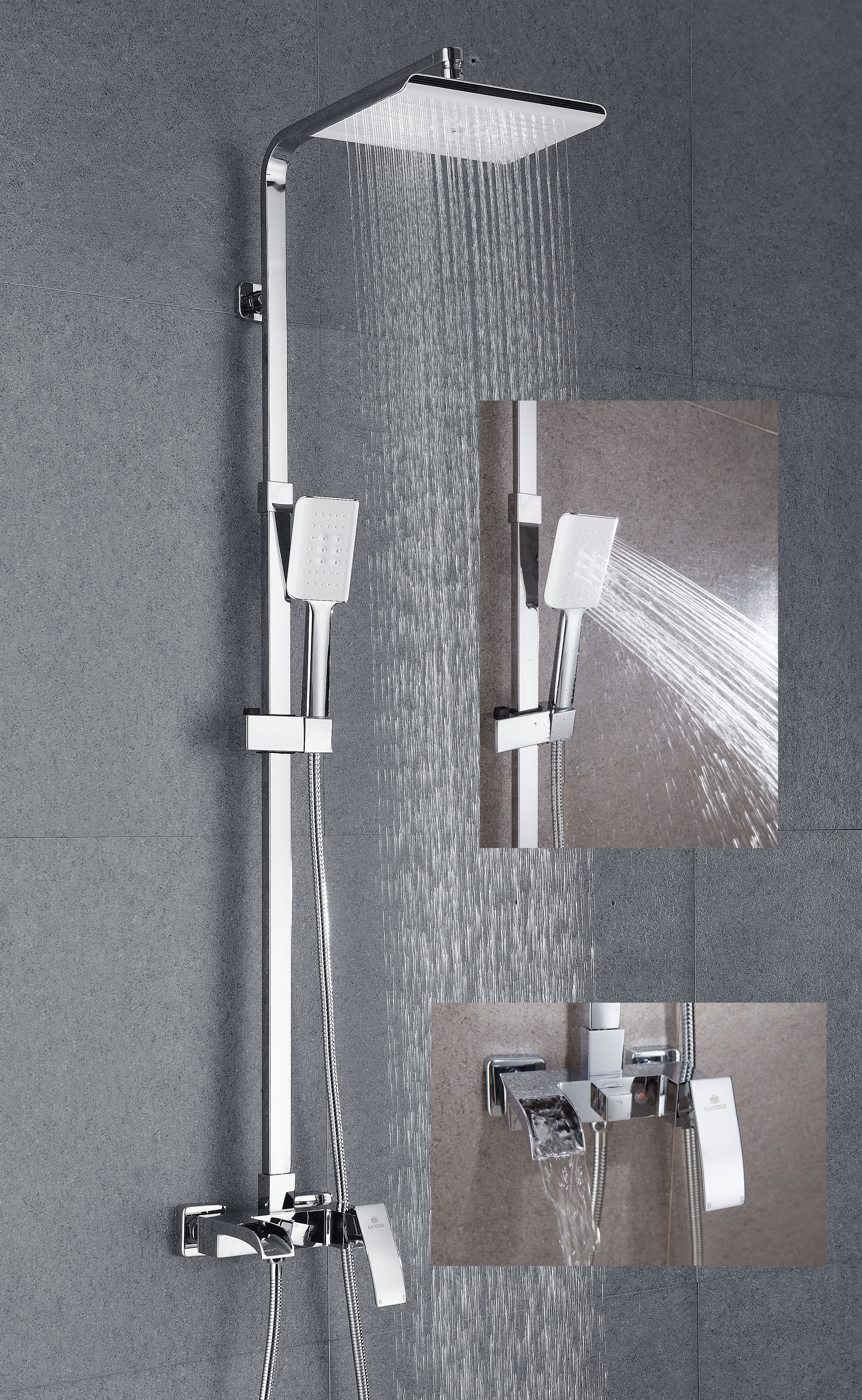 44063 Смеситель "GANZER" Л/К