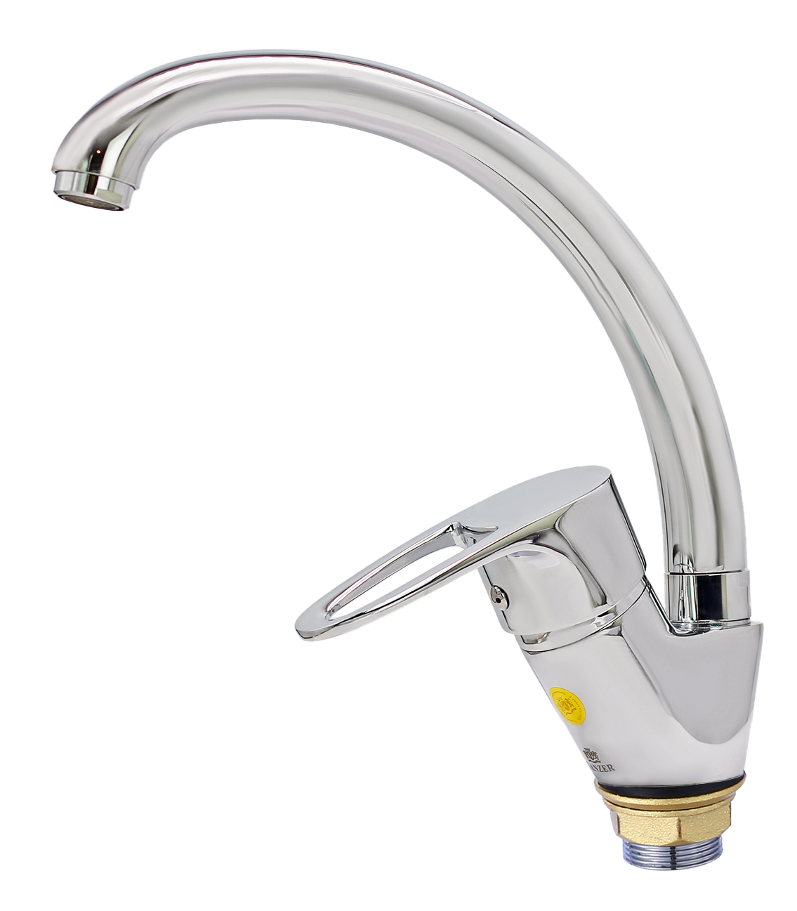 10021 Смеситель однорычажный для кухни "GANZER"  (10/1шт)