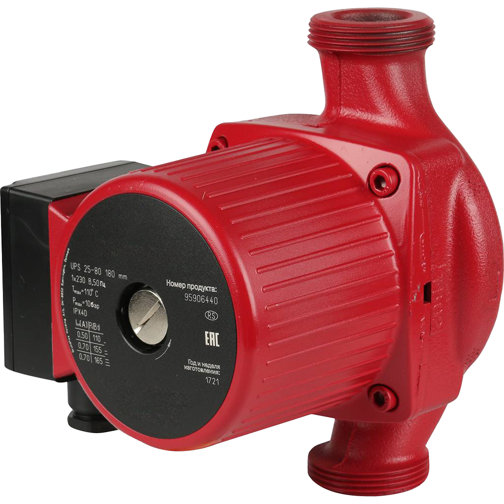 Циркуляционный насос (БОЛЬШАЯ УПАК.) 25 х 80  ГРД (4/1шт)