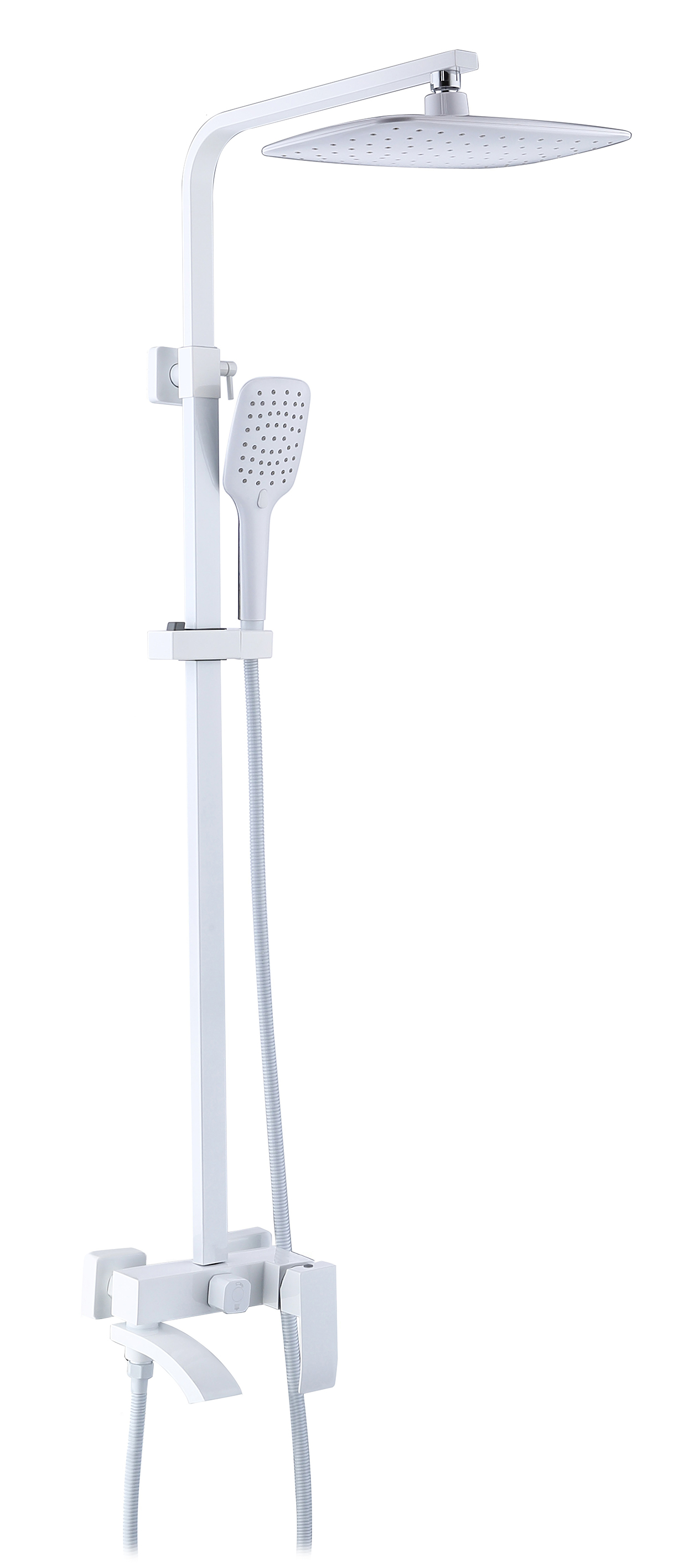 33244-F Од. душ. система из НЕРЖ. (БЕЛЫЙ)  HANSEN (4/1шт)