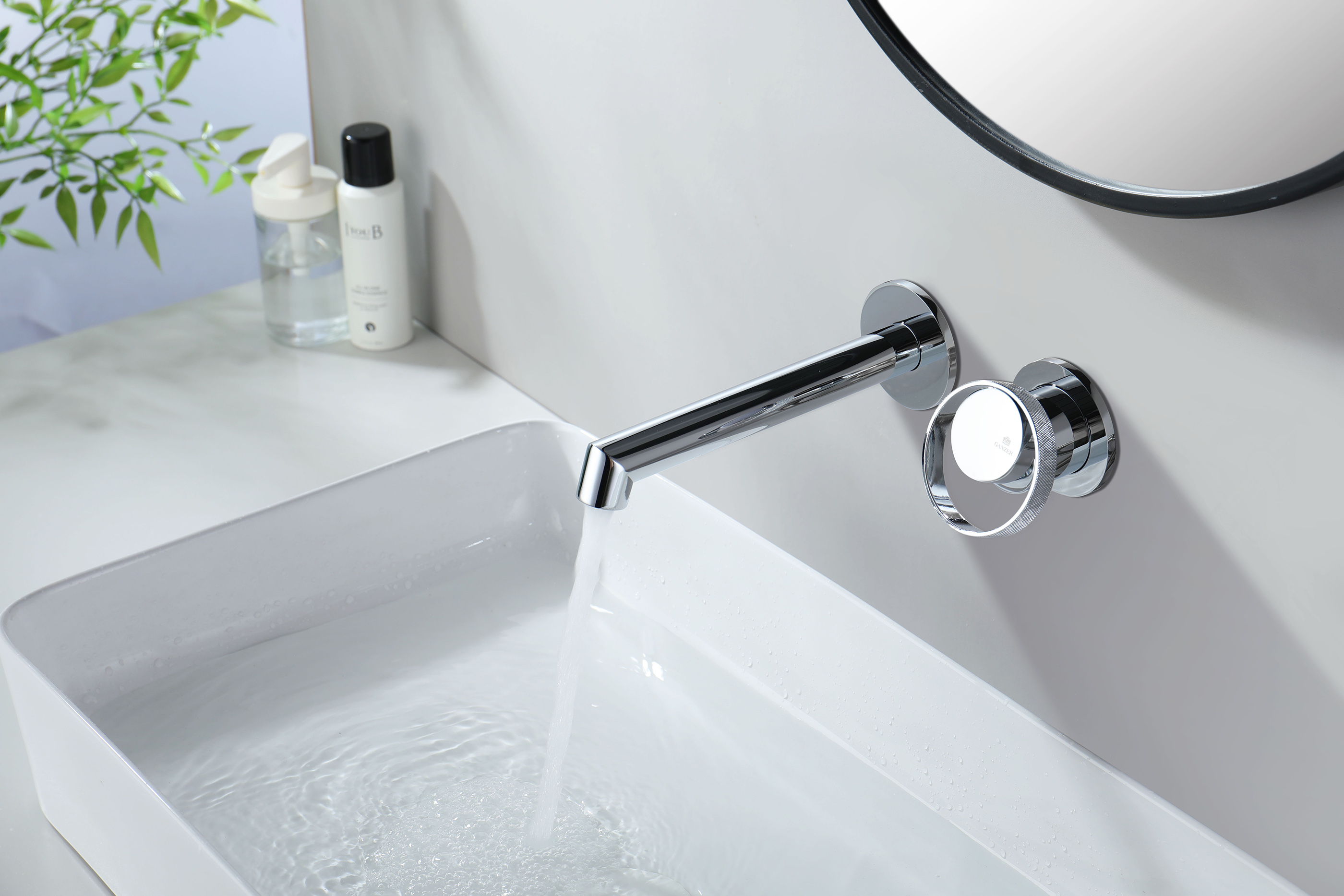 19144 Встроенный смес для рак. (ХРОМ) GANZER  (10/1шт)