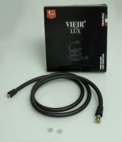 Шланг для душа 175см, СИЛ., 360° (ЧЕРНЫЙ) ViEiR  (50/1шт)