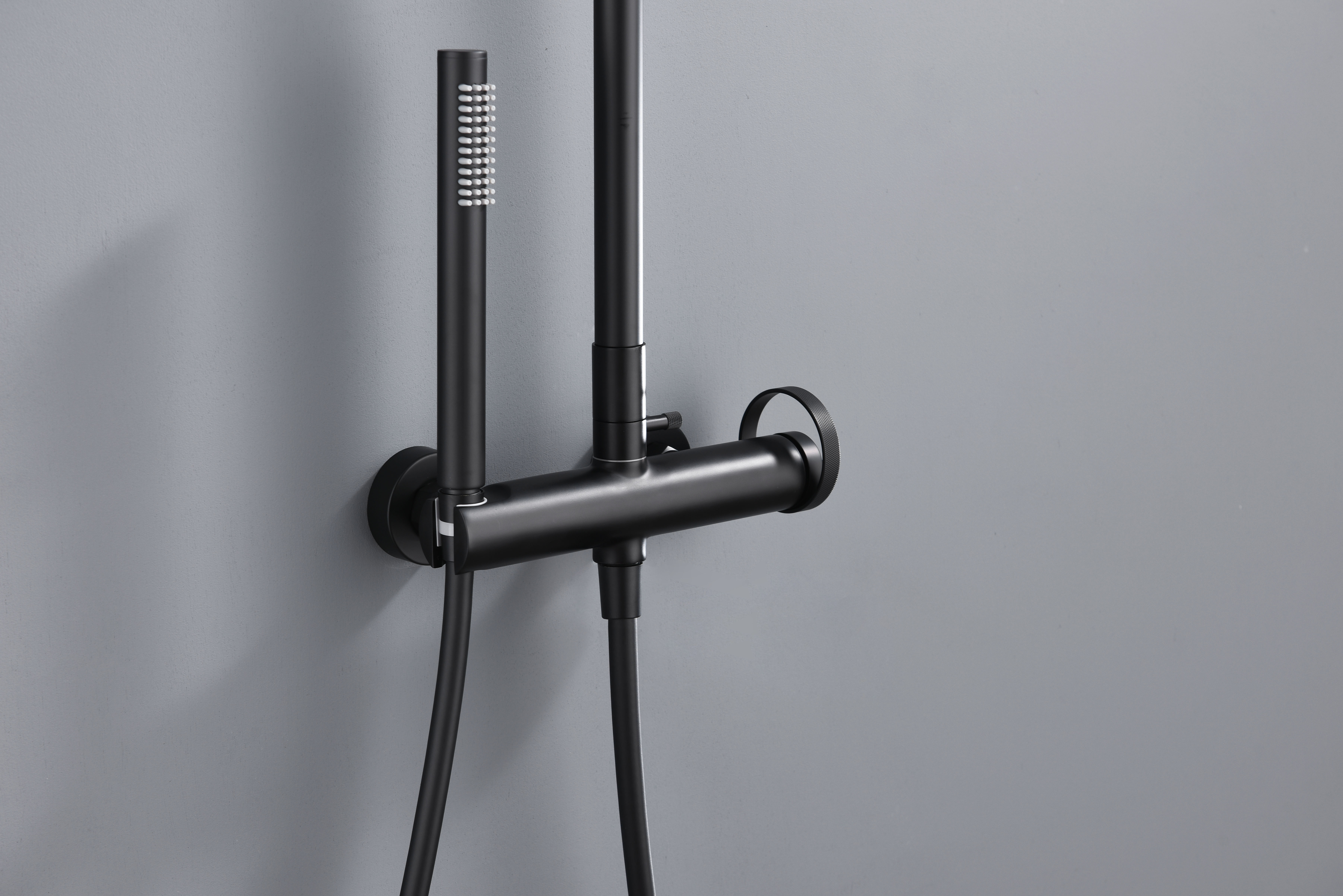 19160-C Душевая система без излива (ЧЕРНЫЙ) GANZER (5/1шт)