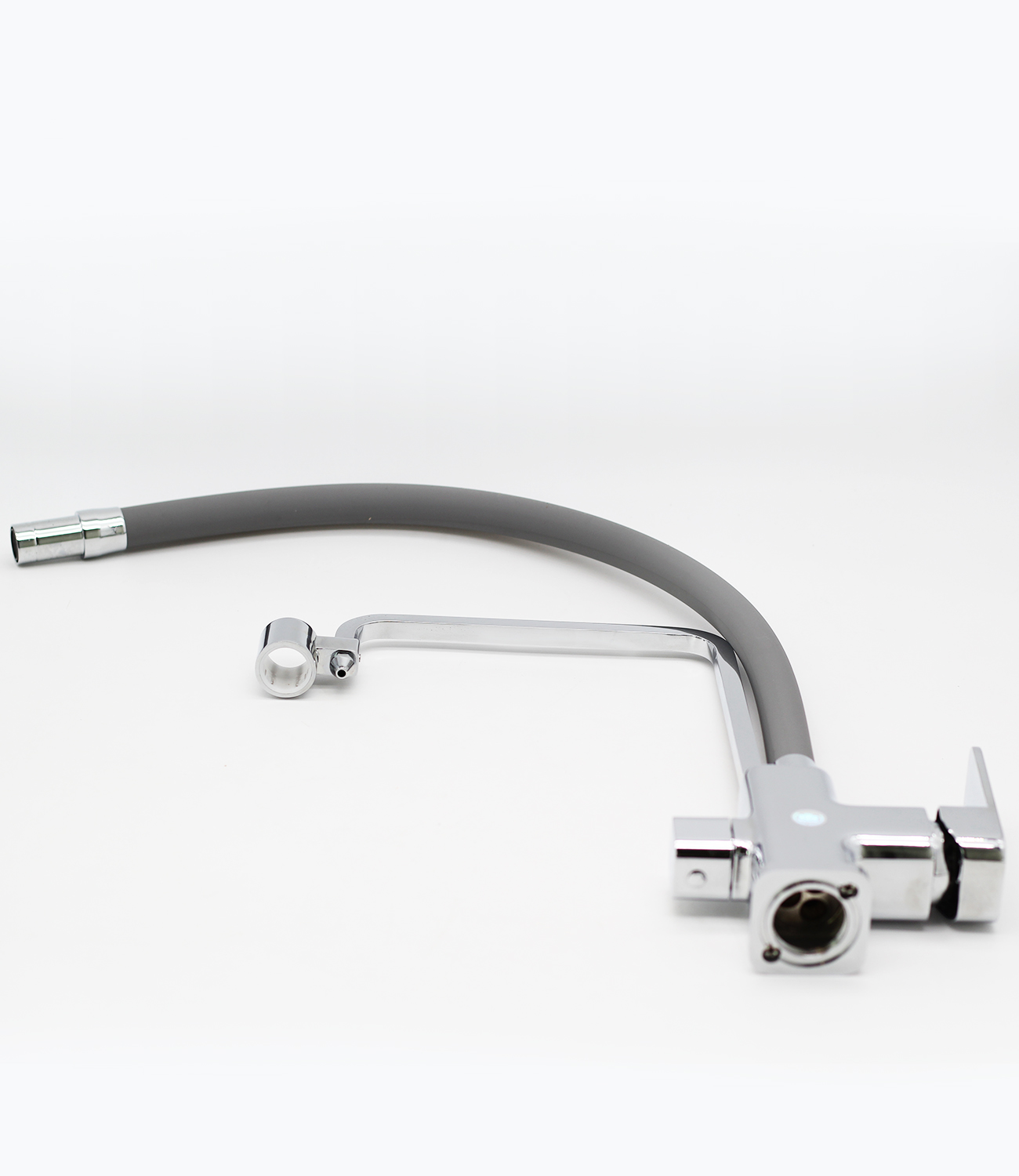 12026-H Смес. для кухни с гибким шлангом и под фильтр (СЕРЫЙ) GANZER (10/1шт) Л/К