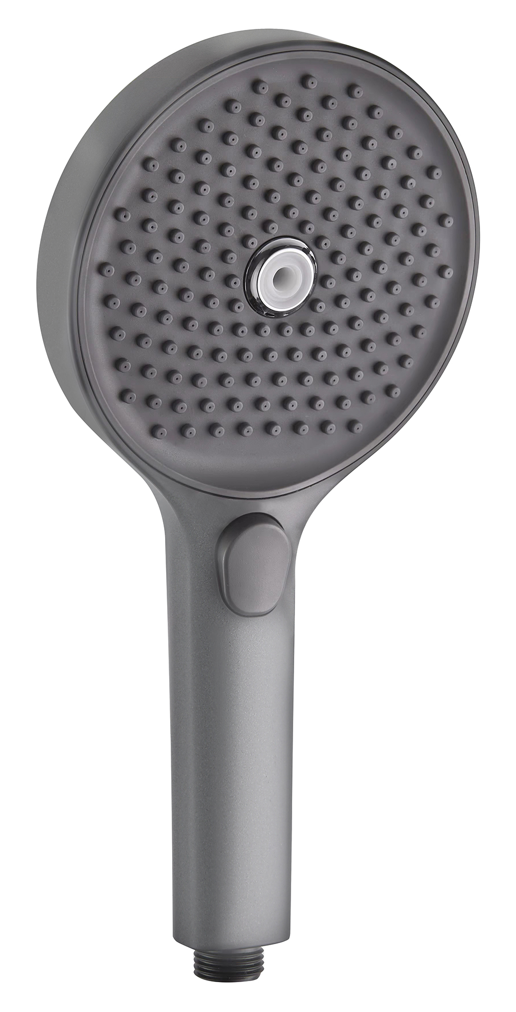 3023-3 Лейка для душа, графит 13*26см (3-функций, кнопка) HANSEN (50/1шт)