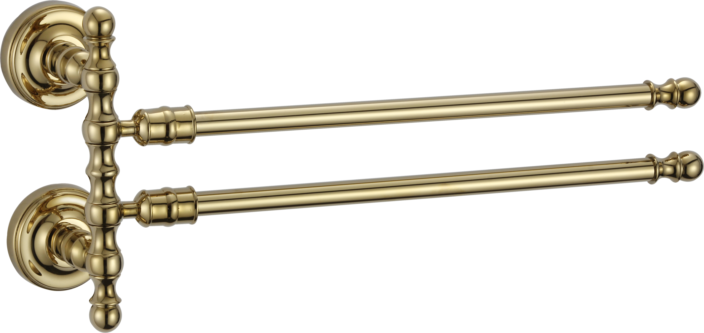 31012-E П/держатель поворот. 2-ной (ЗОЛОТО) GANZER