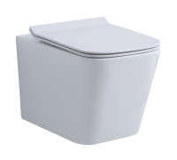 Унитаз подвесной, квадрат (БЕЛЫЙ)  GANZER