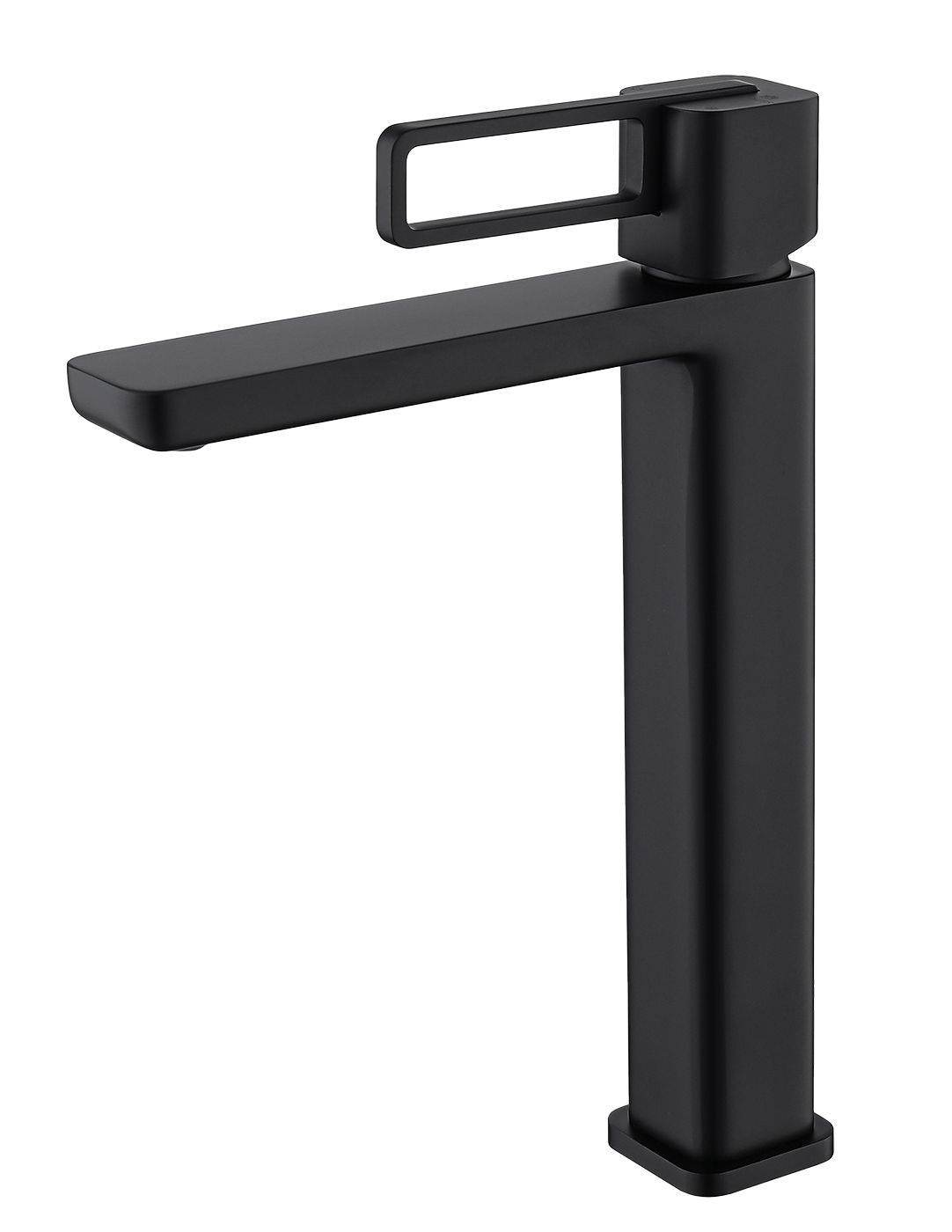 12112-C Смеситель од. для раковины-чаши (ЧЕРНЫЙ) GANZER (10/1шт)