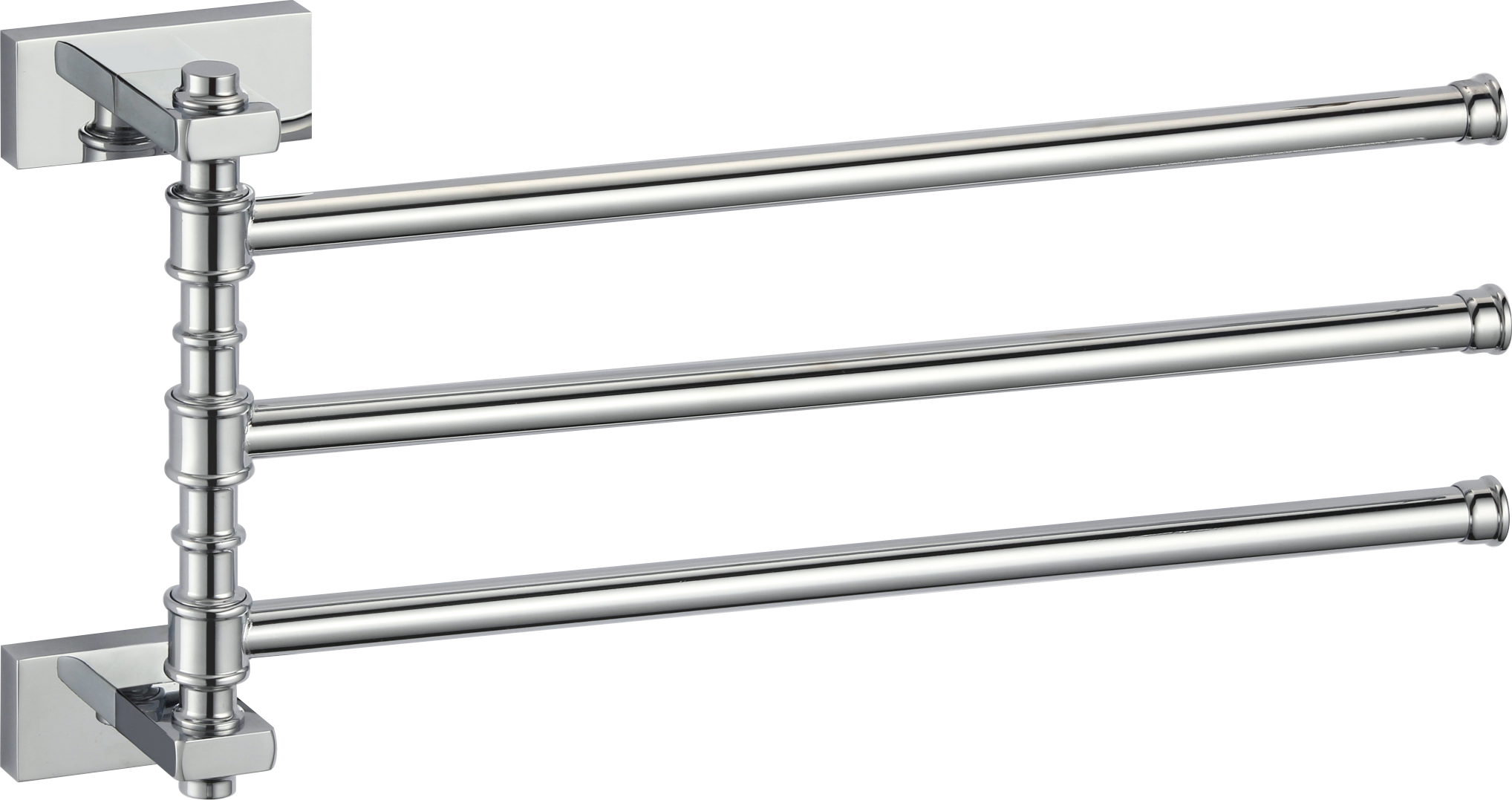 88013 П/держатель поворот. 3-ной (ХРОМ) GANZER (10/1шт)