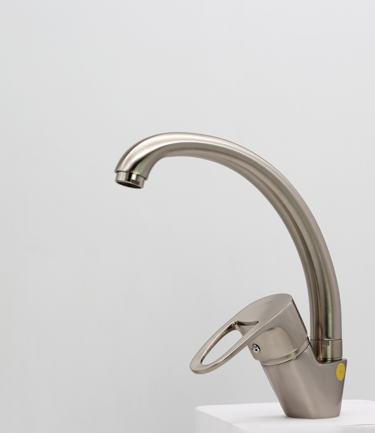 10021-G  Смеситель (САТИН) для кухни "GANZER"  (10/1шт)