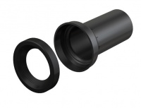 Трубка для инсталляции с рез. Ф90 х 300мм  АВА  (9/1шт)