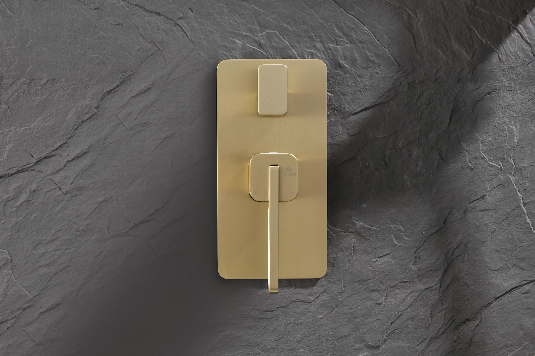 12165-S Смеситель встраиваемый для душа с 3-функ. (Мат. Золото) GANZER (6/1шт)