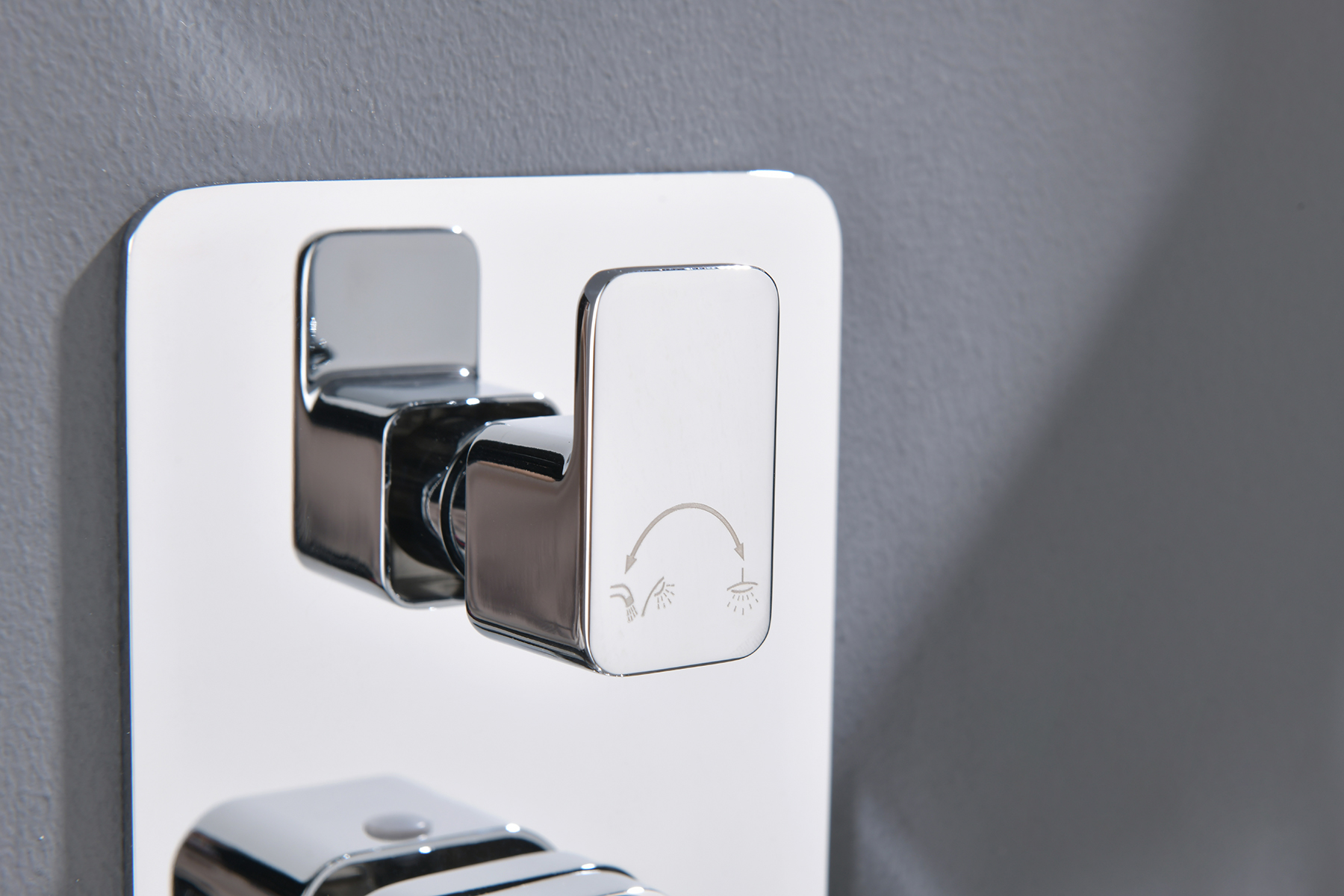 12165 Смеситель встраиваемый для душа с 3-функ. (ХРОМ) GANZER (6/1шт)