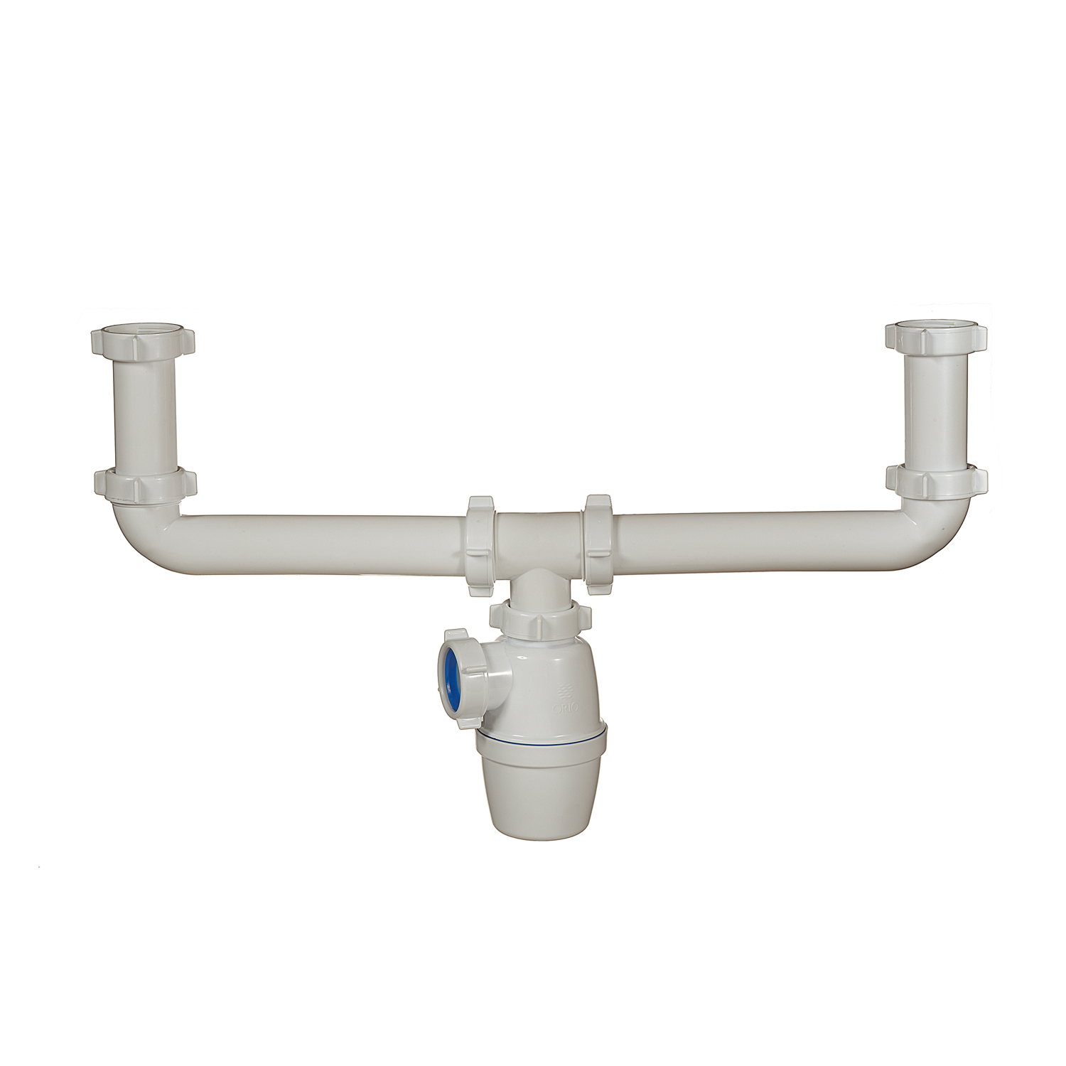 40090 Сифон двойной без вып. 1 1/2  40 ОРИО (23/1шт)