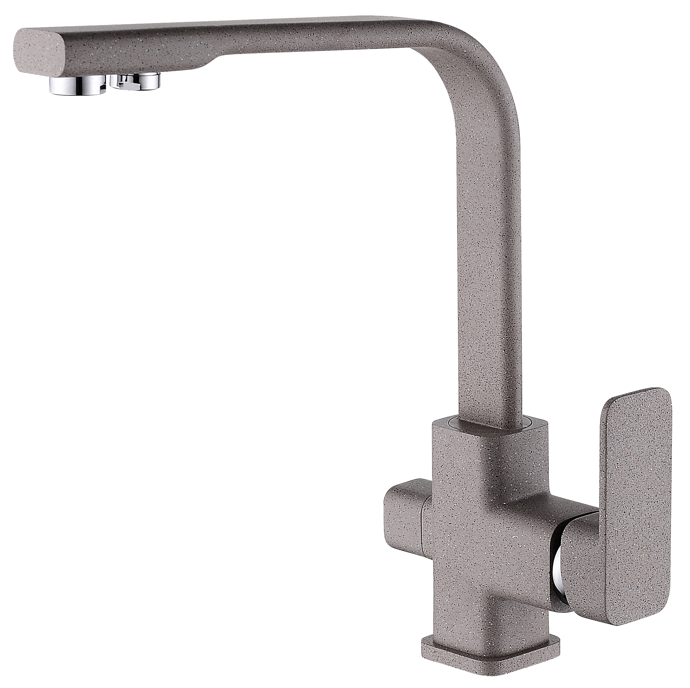 12025-A Смеситель(БЕЖ. ПЕСОЧ) с фильтром GANZER  (10/1шт)  Л/К