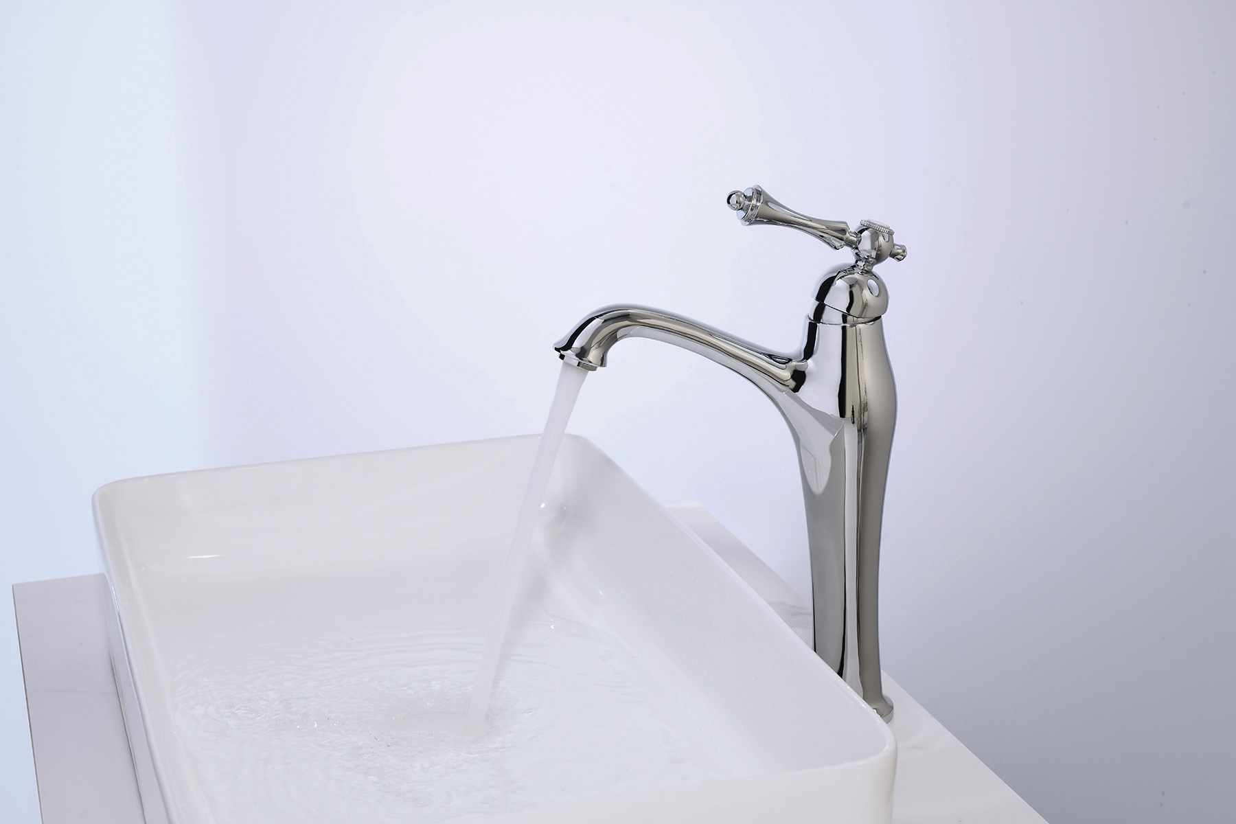 77013 Смеситель од. для раковины-чаши (ХРОМ)  GANZER  (10/1шт)