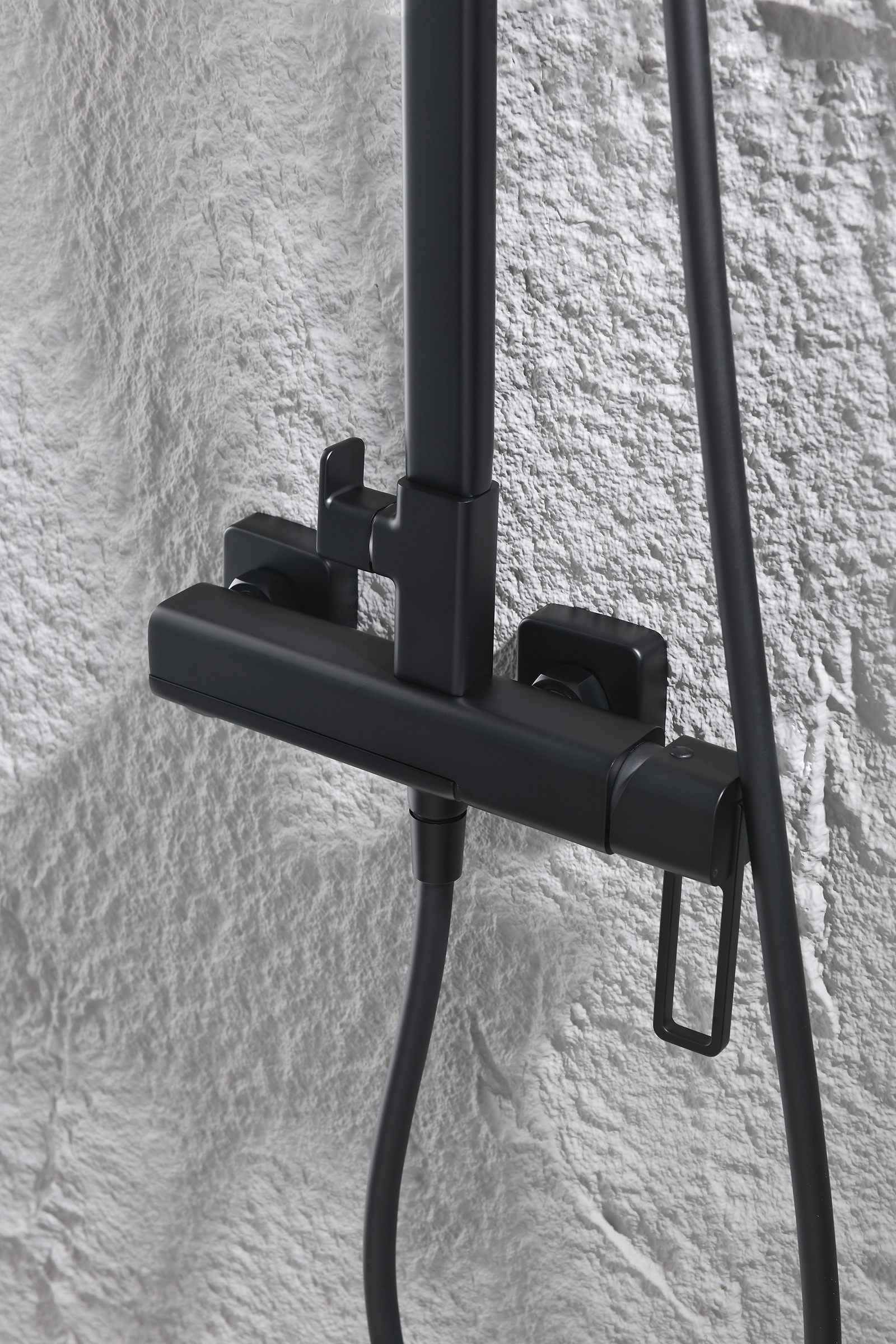 12163-C Душевая система (ЧЕРНЫЙ) GANZER (5/1шт)