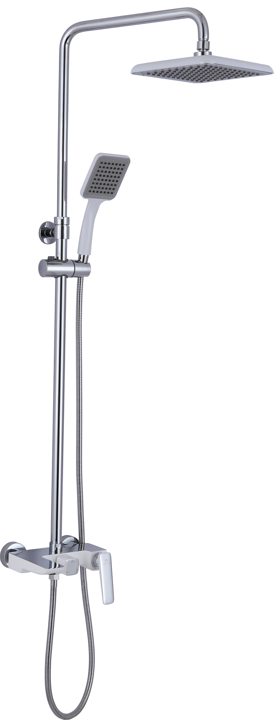 51061-F Душевой релинг  GANZER  (4/1шт) Л/К