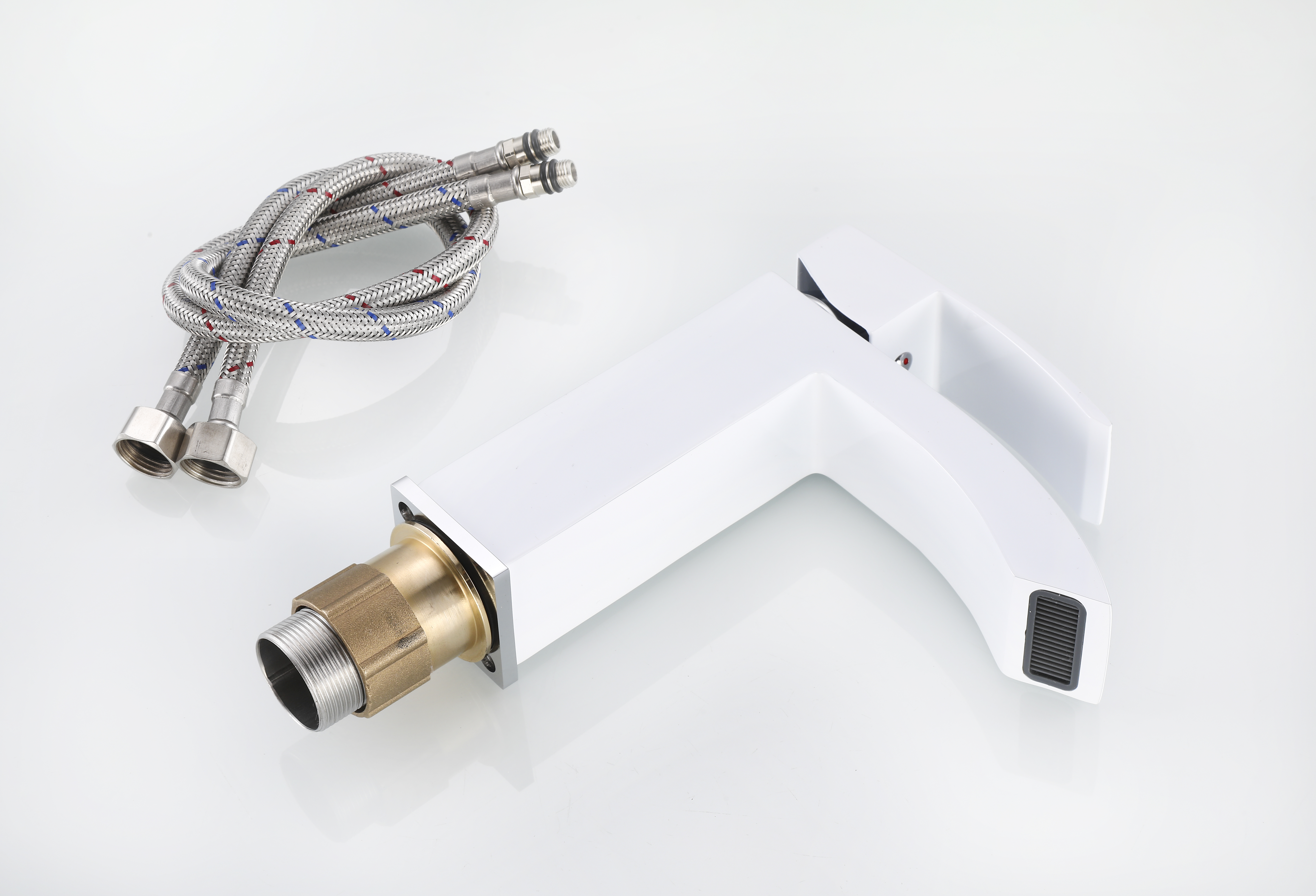 10044-F Смес. од. для рак. (БЕЛ./ХРОМ) HANSEN  (10/1шт)