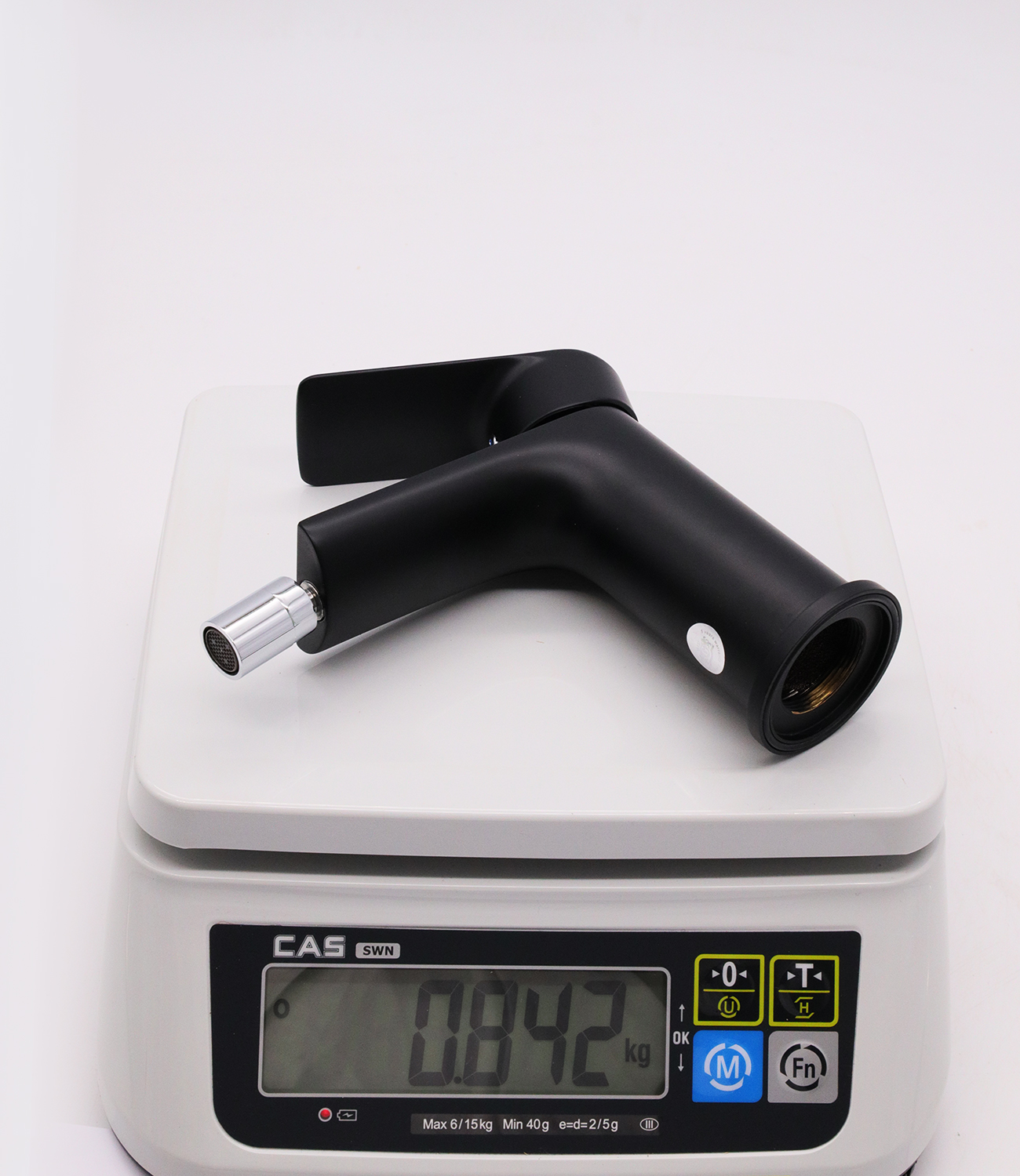 21051-C Смеситель для биде (чер.+хром) "GANZER"  (10/1шт) Л/К