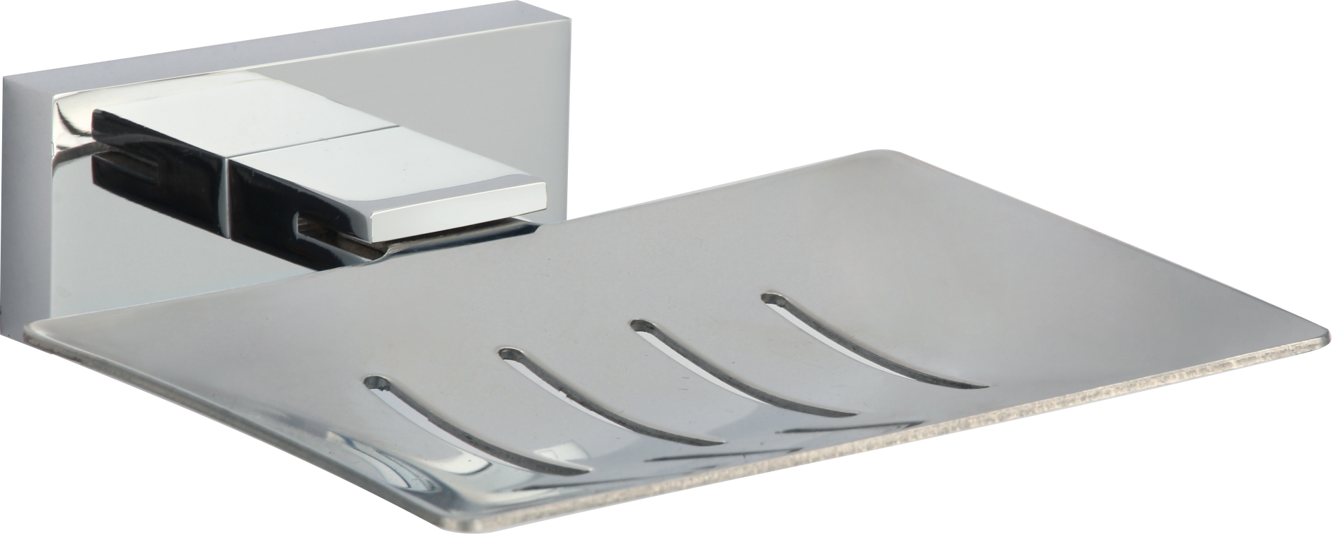 88021 Мыльница настенная металл. (ХРОМ) GANZER (20/1шт)