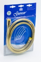 80150-E Шланг для выд. лейки 150см 3/8 вн. (ЗОЛОТО) GANZER (50/1шт) Л/К