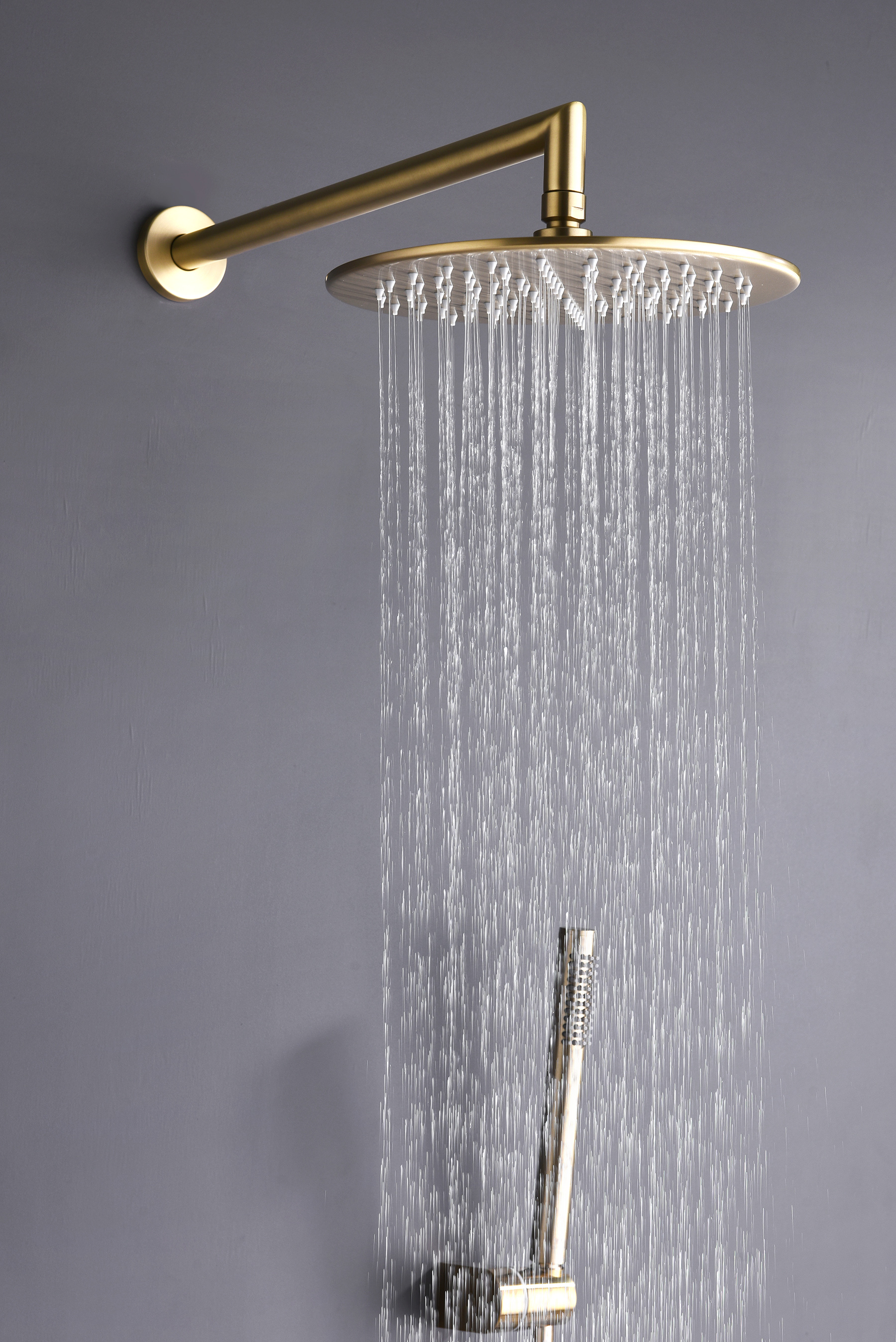 19165-S Смеситель встраиваемый для душа с 3-функ. (Мат. Золото) GANZER (6/1шт)