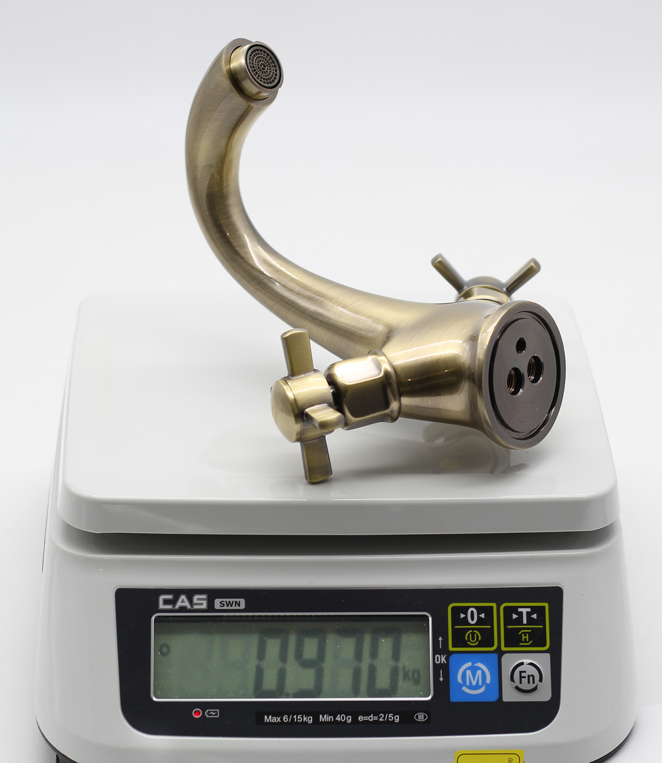 15011-D Смеситель для умывальника (БРОНЗА) "GANZER