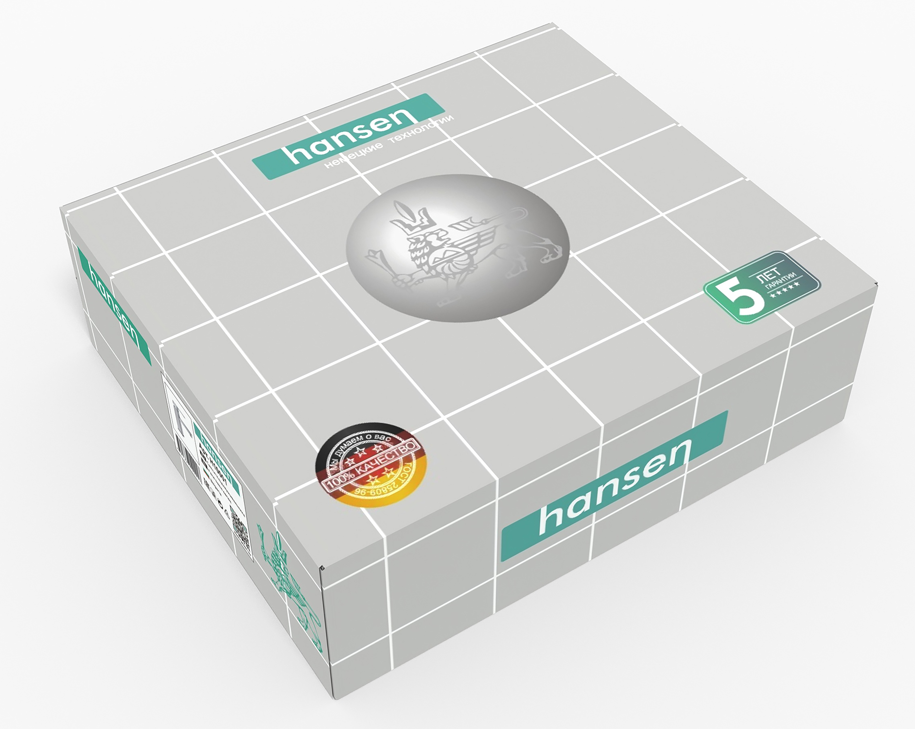 10003 Смеситель для умывальника HANSEN  (10/1шт)