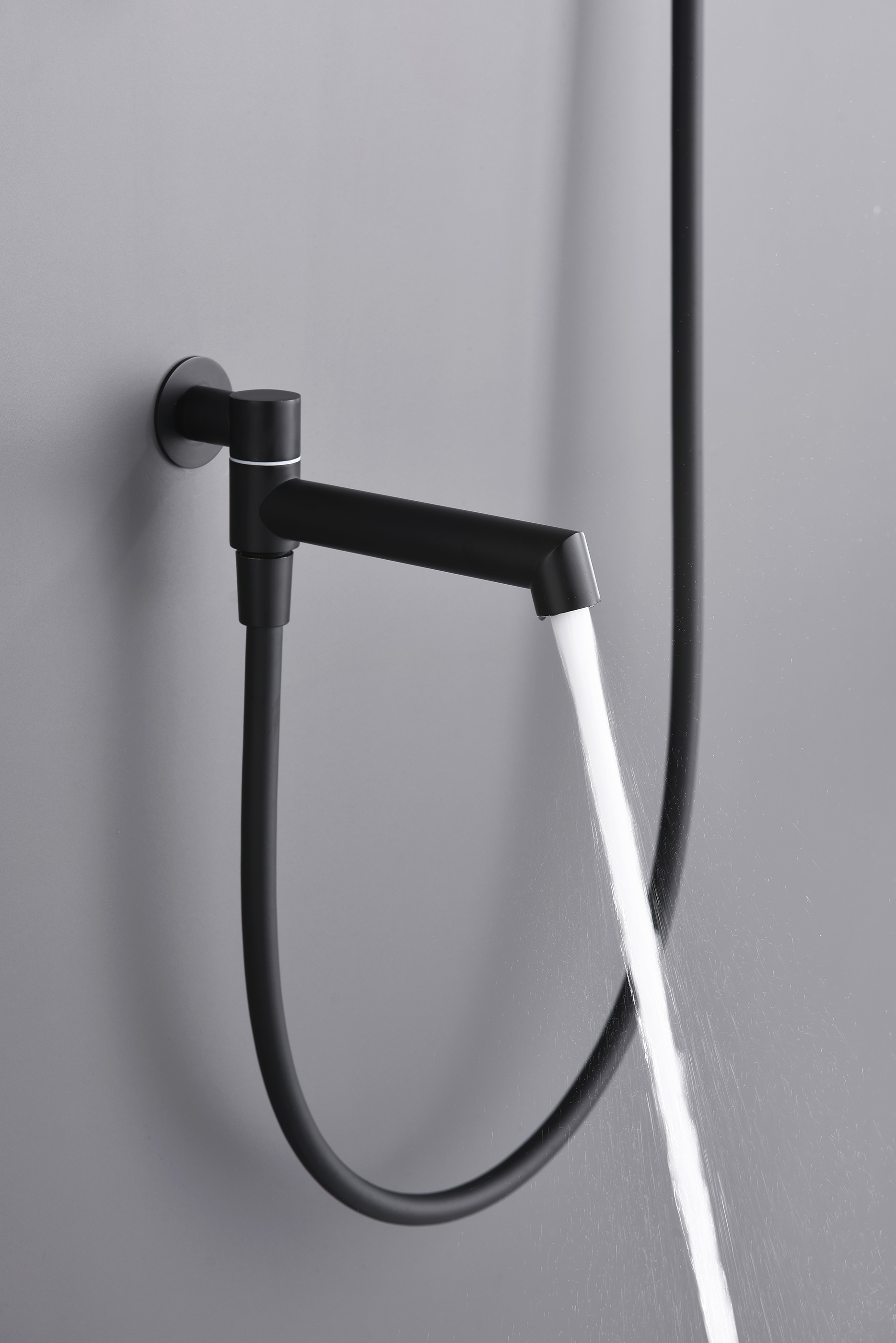 19165-C Смеситель встраиваемый для душа с 3-функ. (ЧЕРНЫЙ) GANZER (6/1шт)