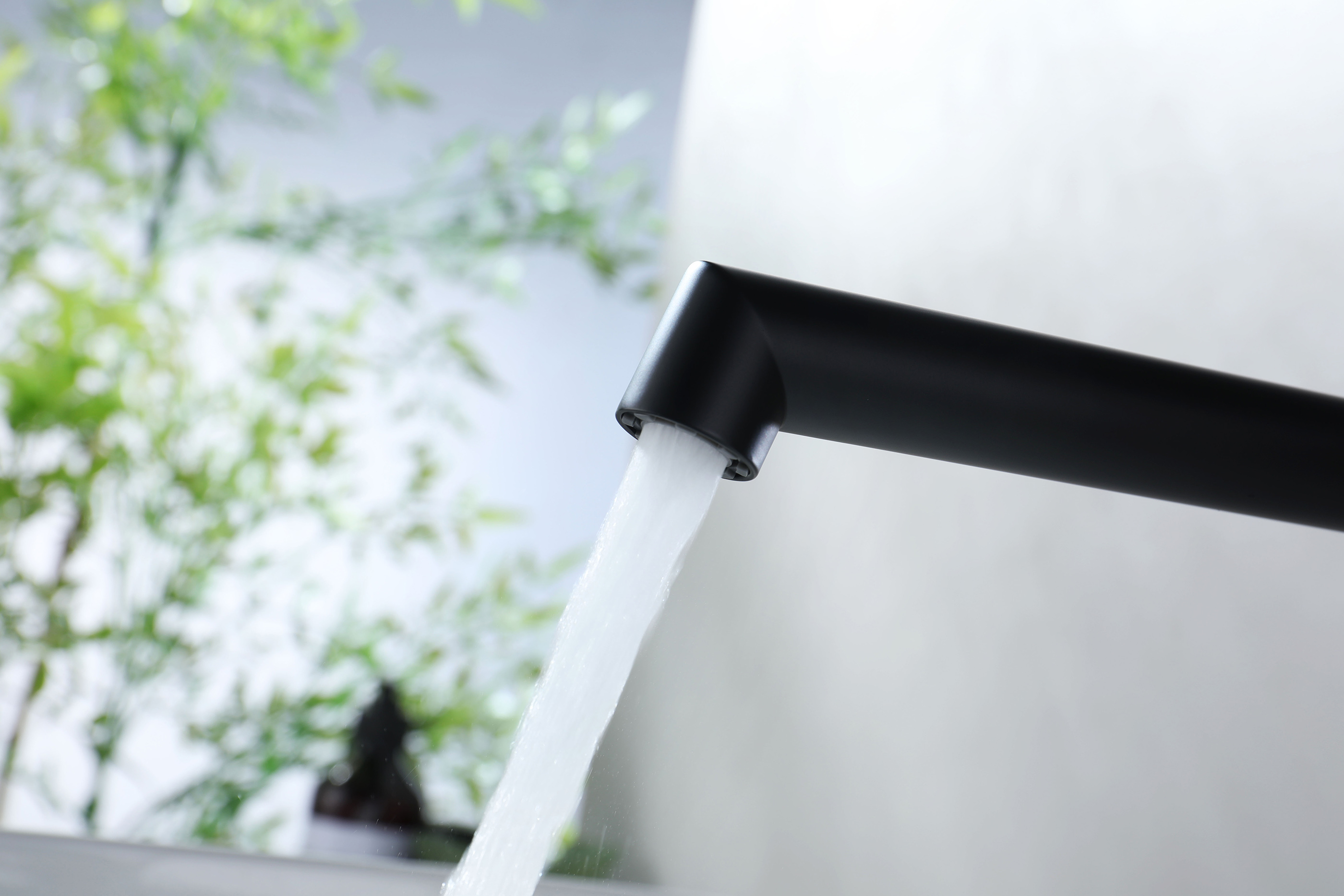 19144-C Встроенный смес для рак. (ЧЕРНЫЙ) GANZER  (10/1шт)