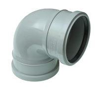 ПВХ Отвод ДВУХРАСТРУБНЫЙ  Ф110х90*  (20/1шт)