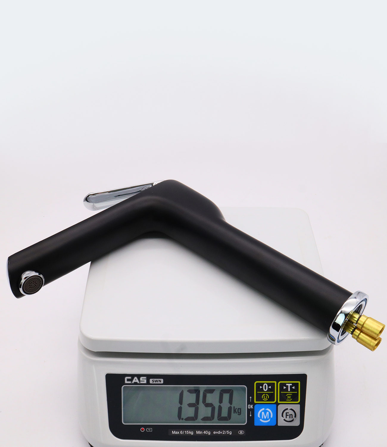 20012-C Смес. для раковины/чаши (Черный/?? "GANZER" (8/1шт)  Л/К