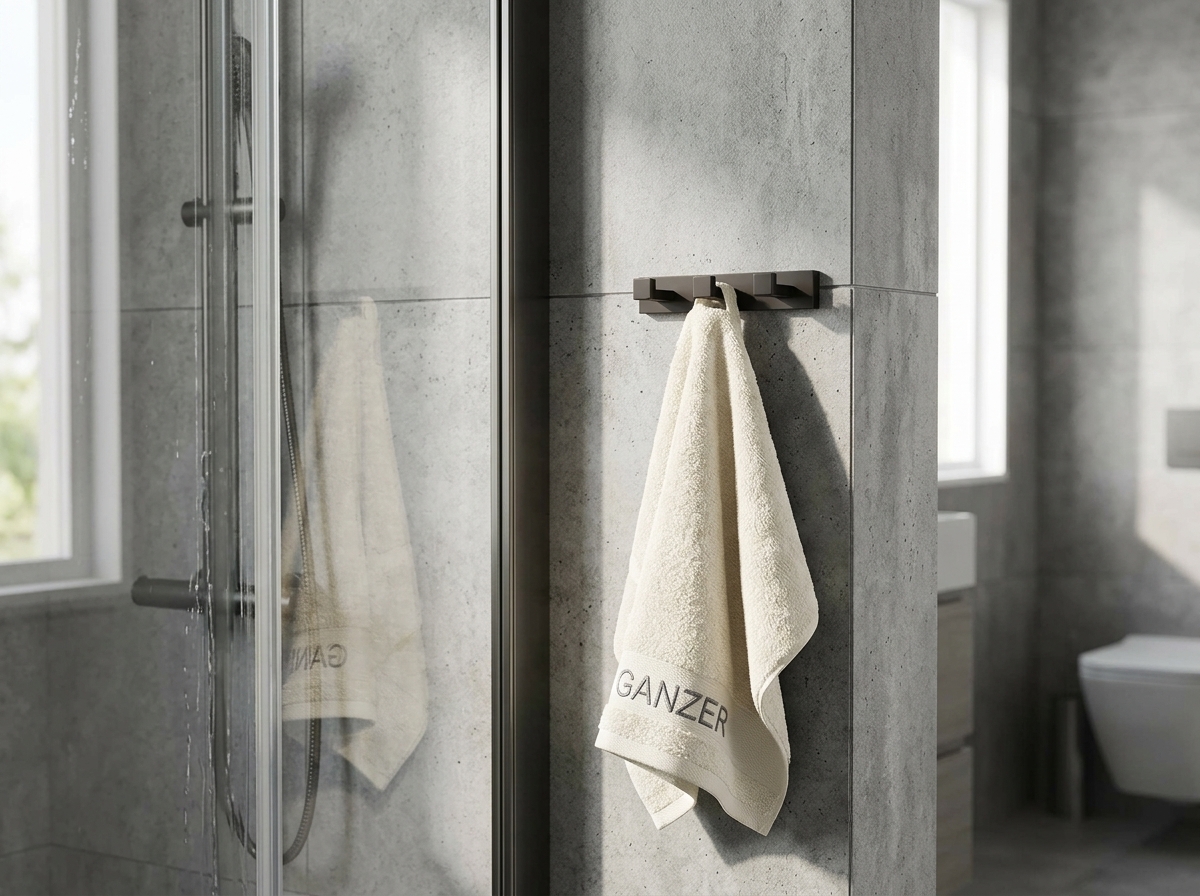 88053-C П/держатель 3 крючка (ЧЕРНЫЙ) GANZER (20/1шт)