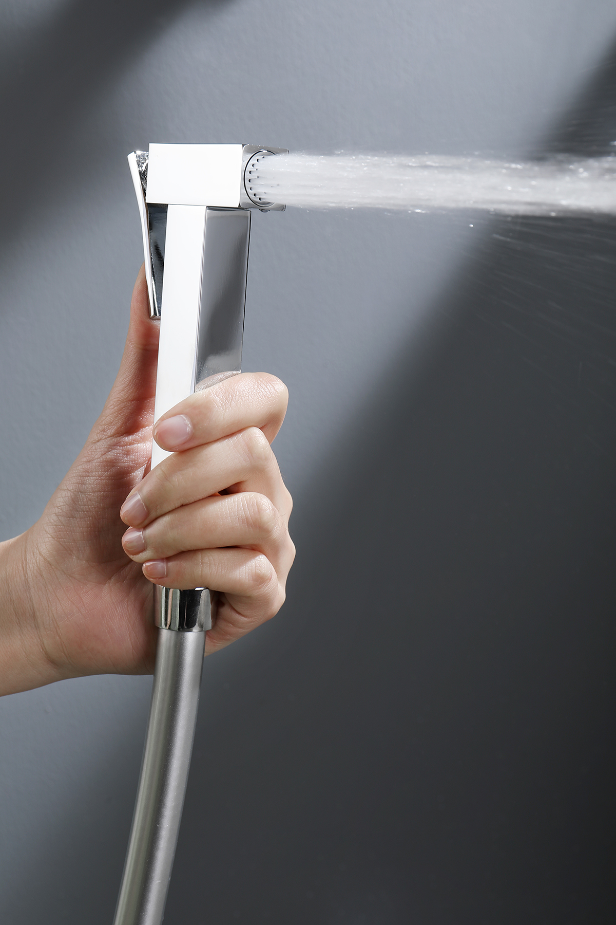 12157 Смеситель встраиваемый с ГИГ. душем (ХРОМ) GANZER (10/1шт)