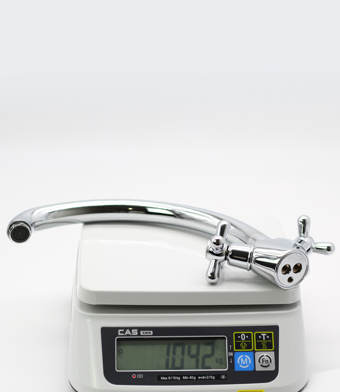 13023 Смеситель двухвентельный для кухни "GANZER